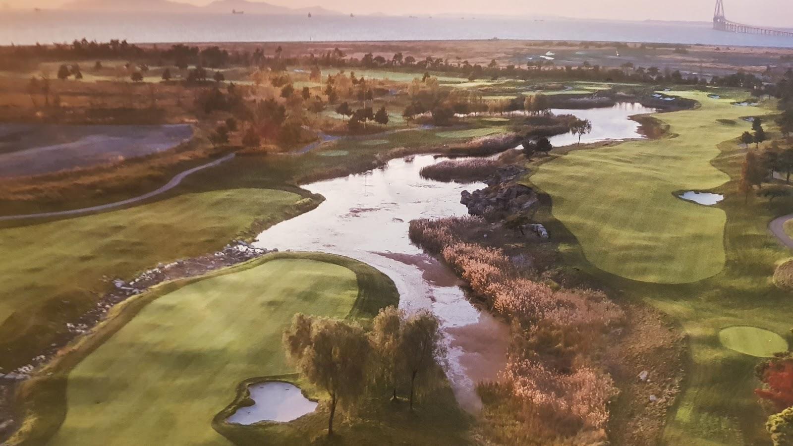 Jack Nicklaus Golf Club Korea, championship fairway in the Songdo district of Incheon, South Korea