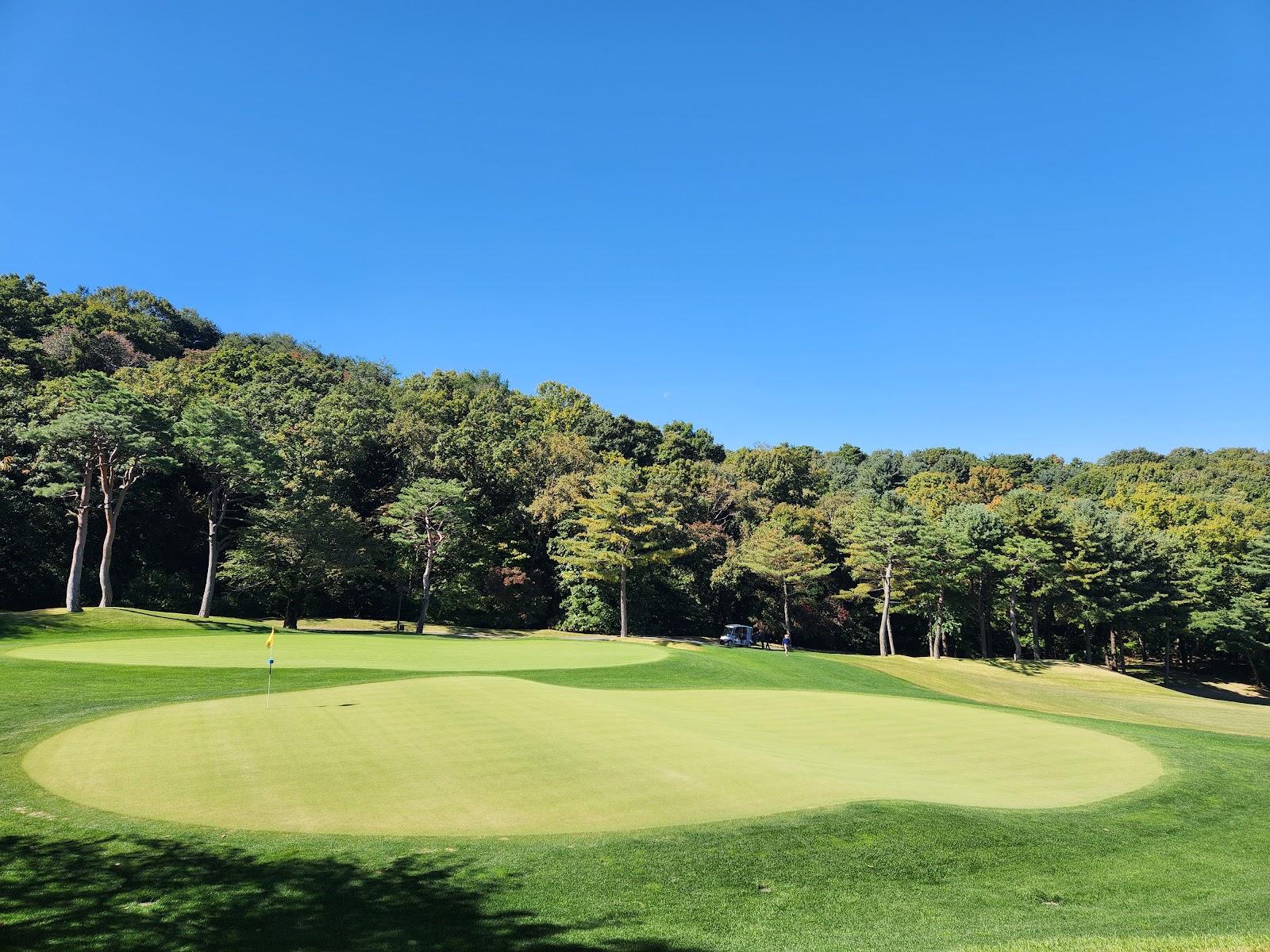 Nam Seoul Country Club, tree lined championship fairways in Seongnam near Seoul, South Korea