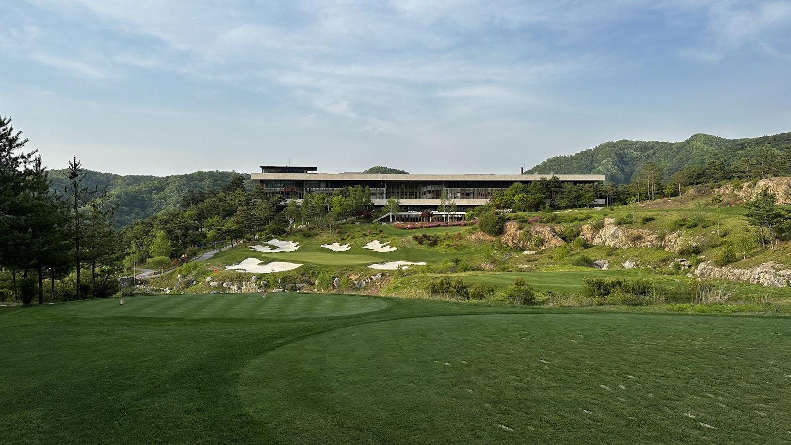 Whistling Rock Country Club, mountain fairways and forested ridges near Chuncheon, South Korea