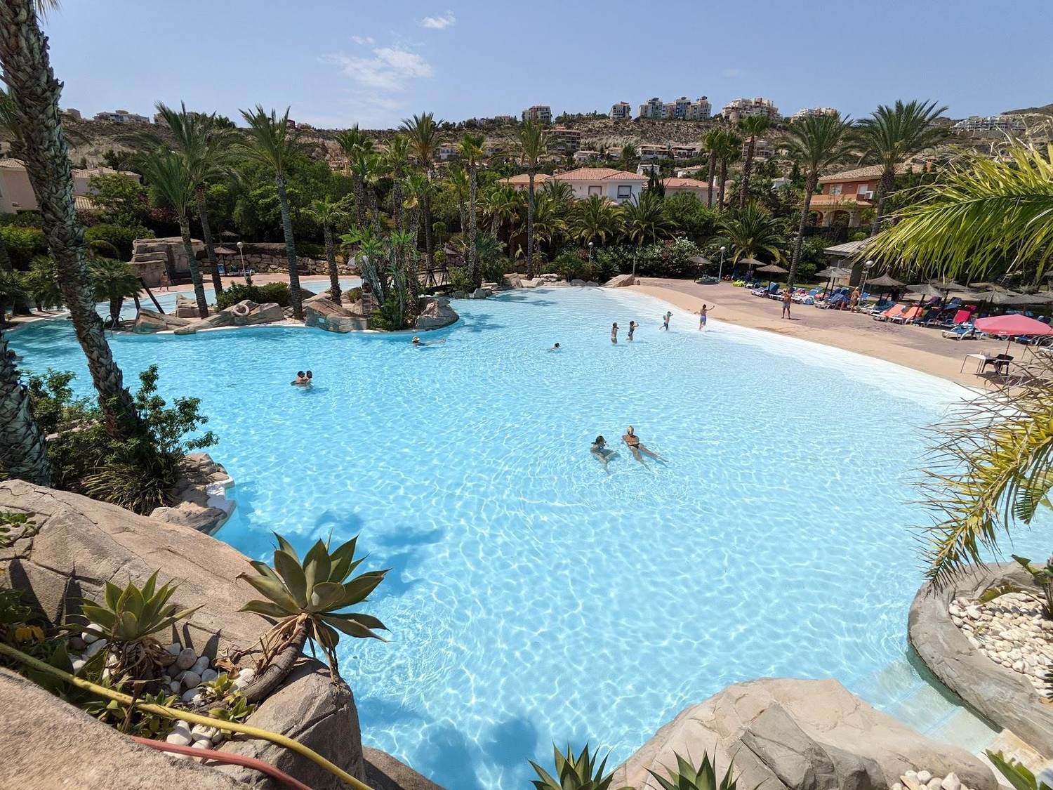 Bonalba Golf, fairway with lakes and trees near Mutxamel, Alicante, Spain