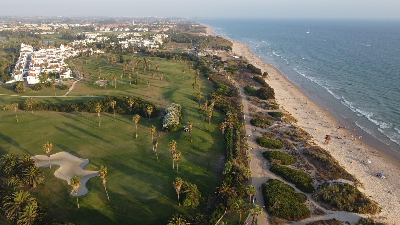 Costa Ballena Ocean Golf Club, fairway and green near the Atlantic at Rota, Cadiz, Spain