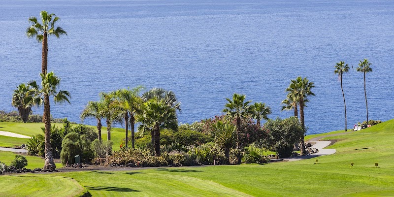 Golf Costa Adeje, fairways among ravines with ocean views, Tenerife