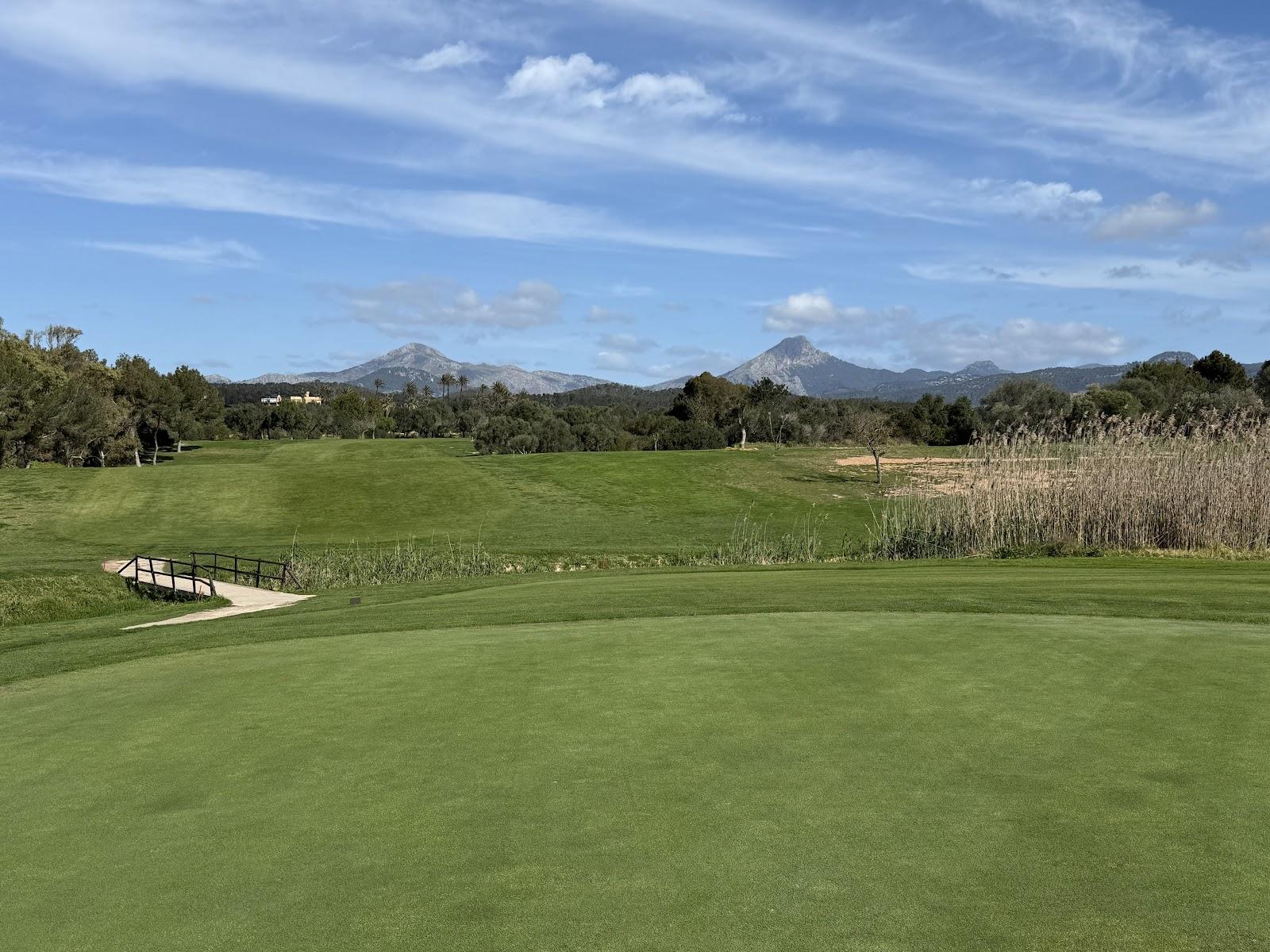 Golf Santa Ponsa I, wide tree lined fairway near Calvia, southwest Mallorca, Spain