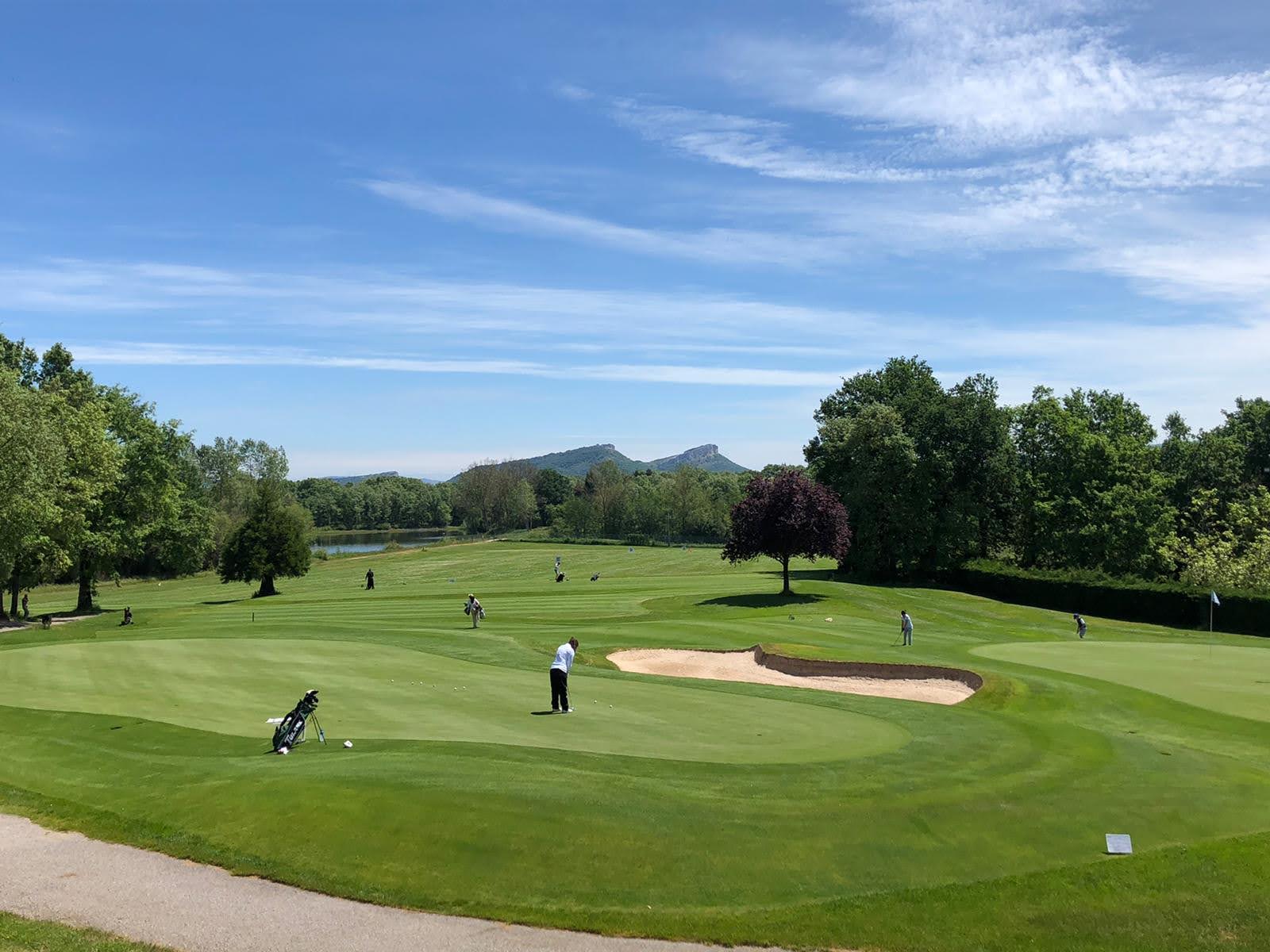 Izki Golf, wooded mountain fairways at Urturi in the Montana Alavesa, Basque Country