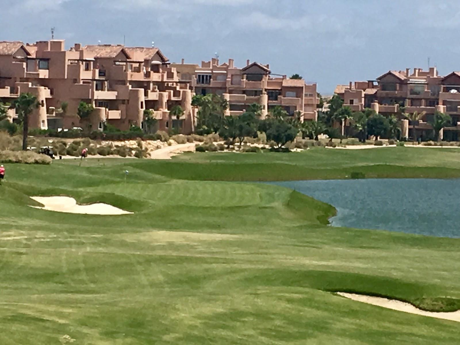 Mar Menor Golf Resort, lakeside fairway on the Nicklaus designed back nine near Torre Pacheco, Murcia, Spain