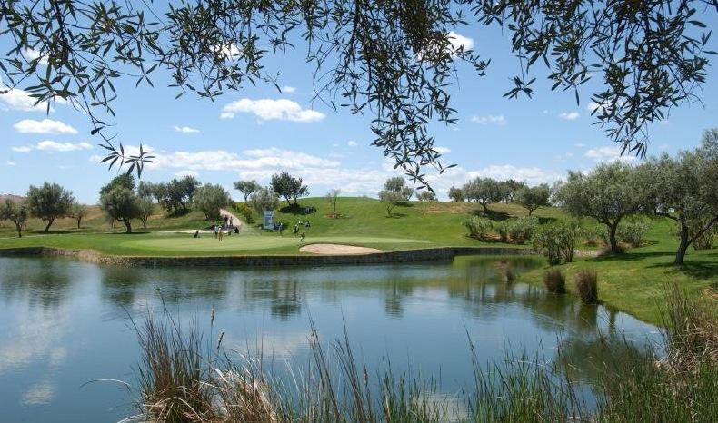 Panoramica Golf, Bernhard Langer designed fairway among olive and carob trees near Castellon, Spain