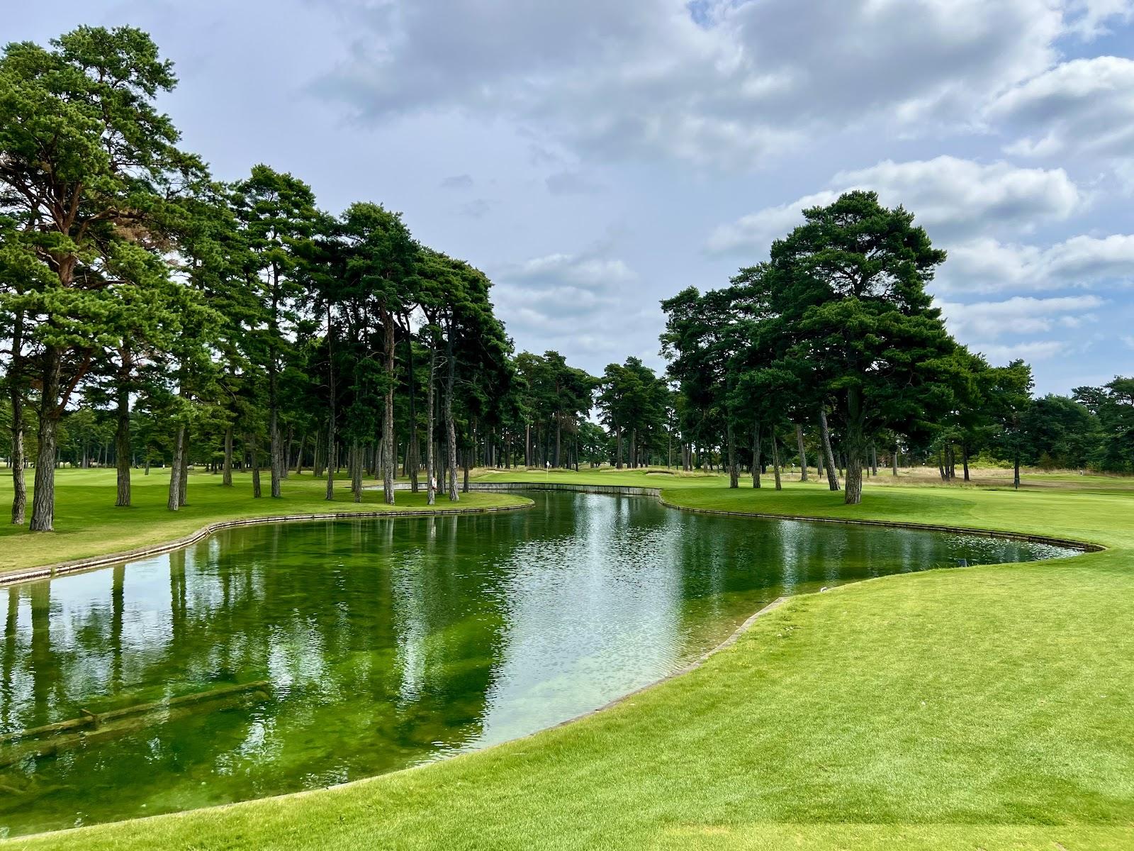 Kristianstads Golfklubb, sandy links fairways at Ahus on the Skane coast of southern Sweden