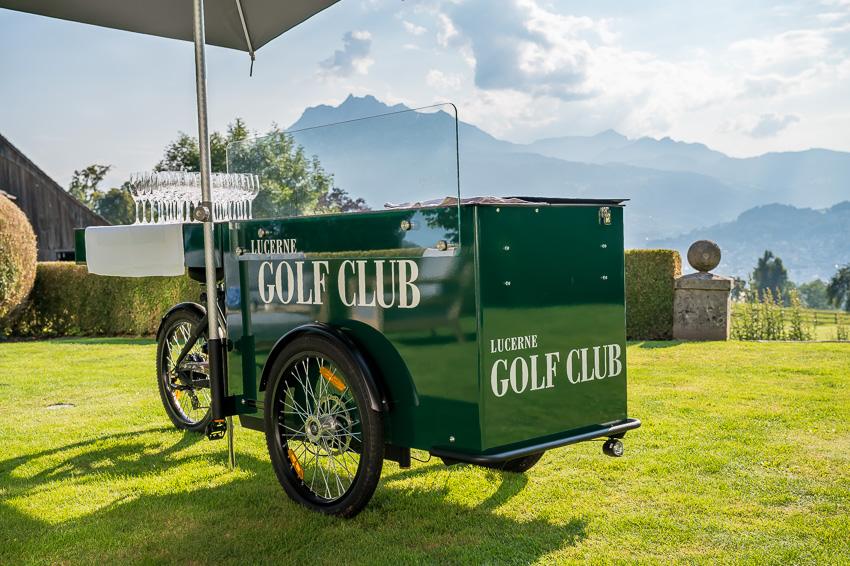 Lucerne Golf Club, parkland fairways on the Dietschiberg plateau above Lake Lucerne, Switzerland