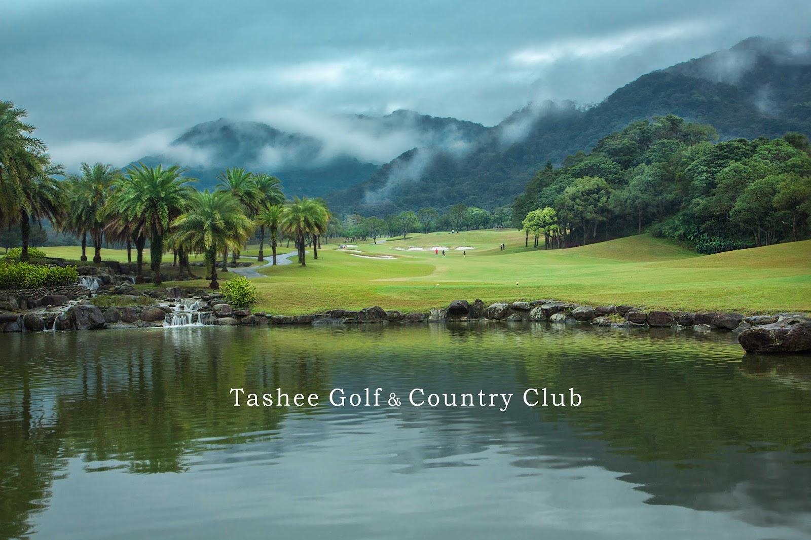 Ta Shee Golf and Country Club, rolling championship fairway in the Daxi hills of Taoyuan, Taiwan
