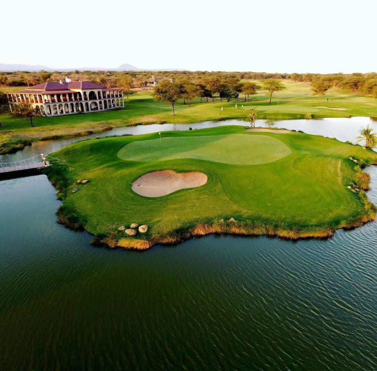 Kilimanjaro Golf and Wildlife Estate, rolling savannah fairways near Arusha with mountain views in northern Tanzania
