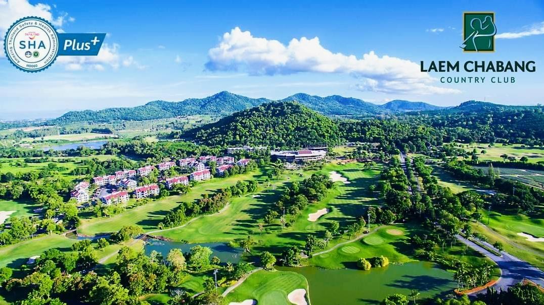 Laem Chabang International Country Club, Jack Nicklaus fairway falling through wooded Chonburi hills, Thailand