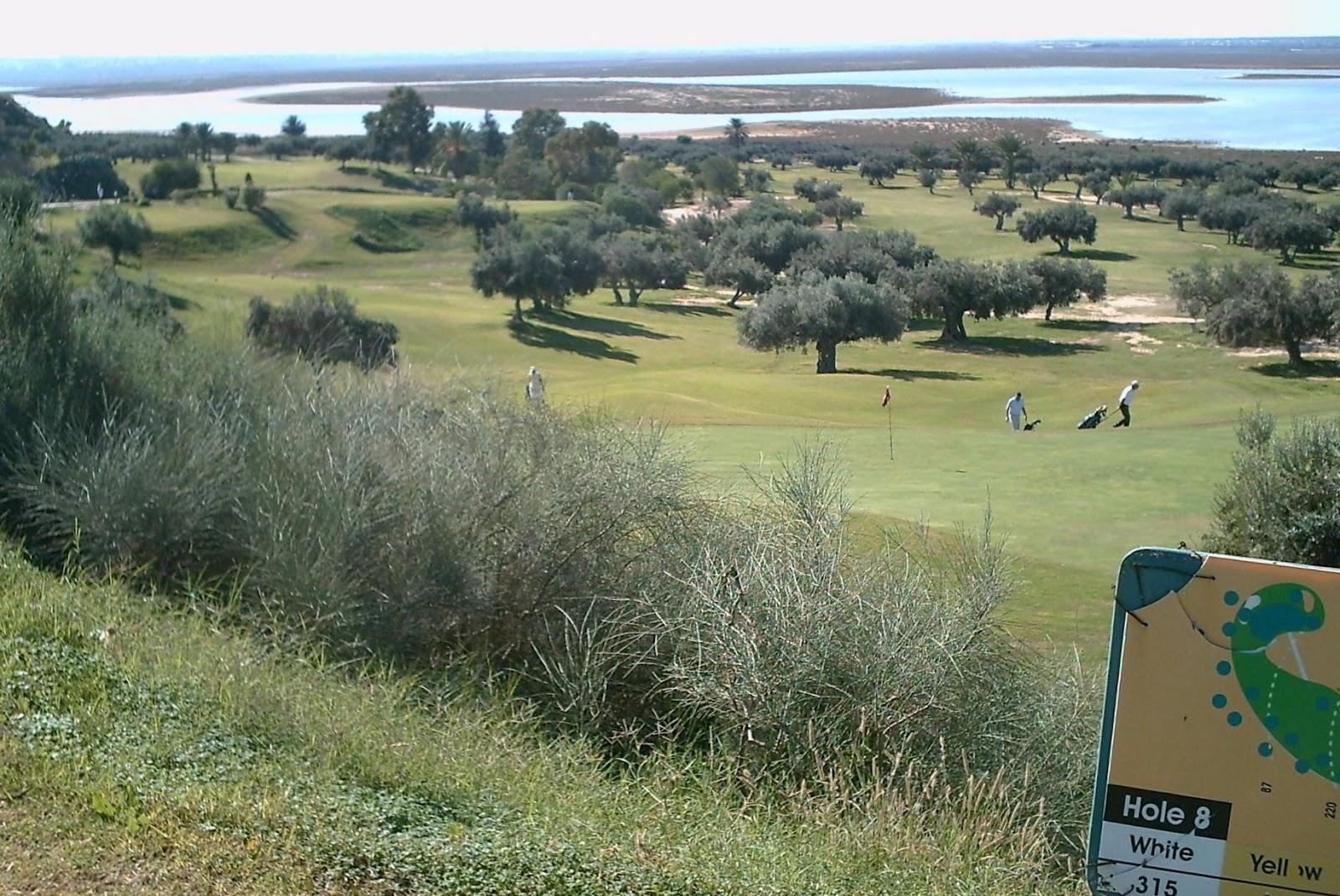 El Kantaoui Golf, two Ronald Fream 18 hole courses by the Mediterranean at Port El Kantaoui near Sousse, Tunisia