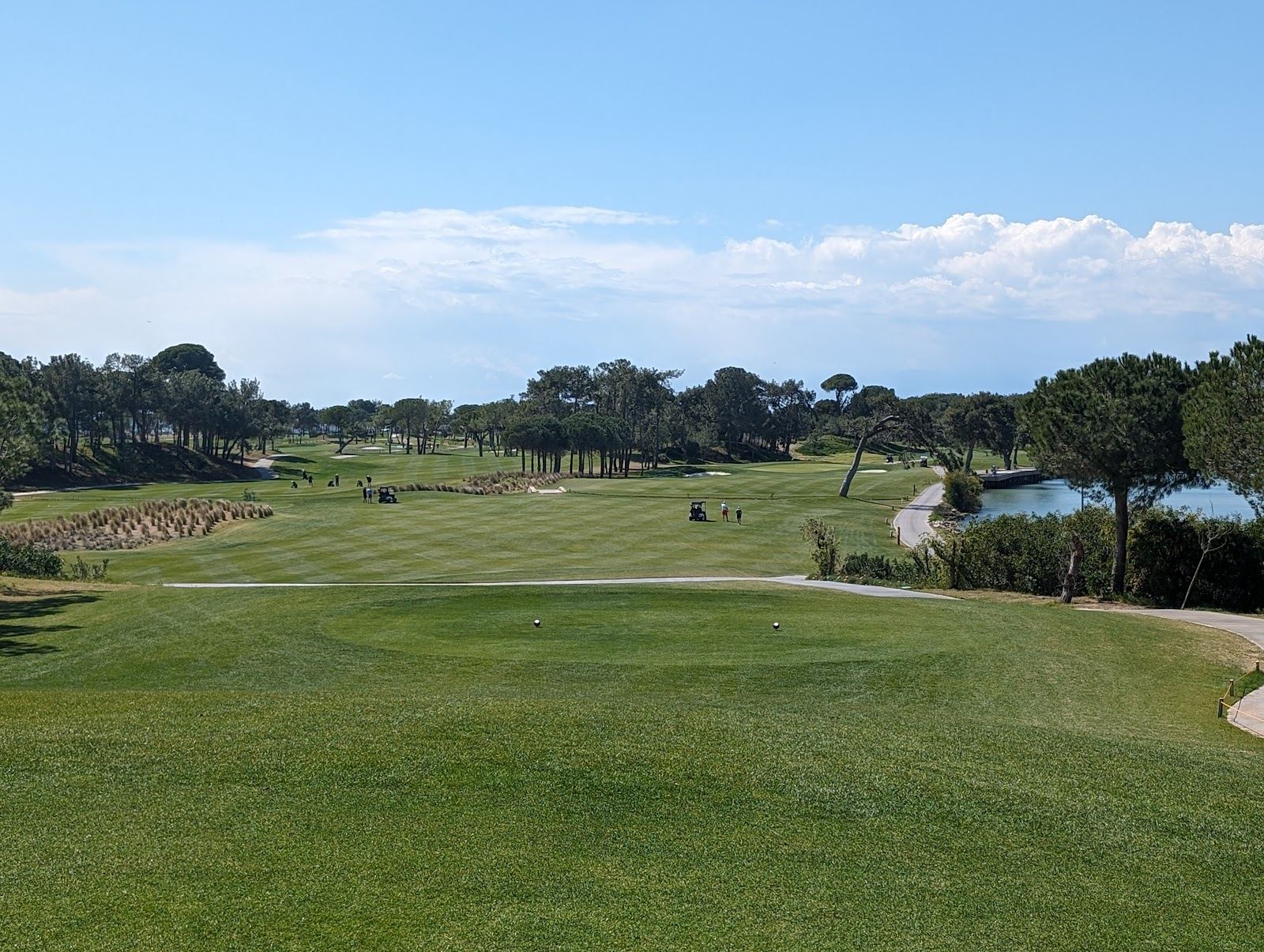 Titanic Golf Club at Belek, now Cullinan Links, pine framed fairways near the Mediterranean