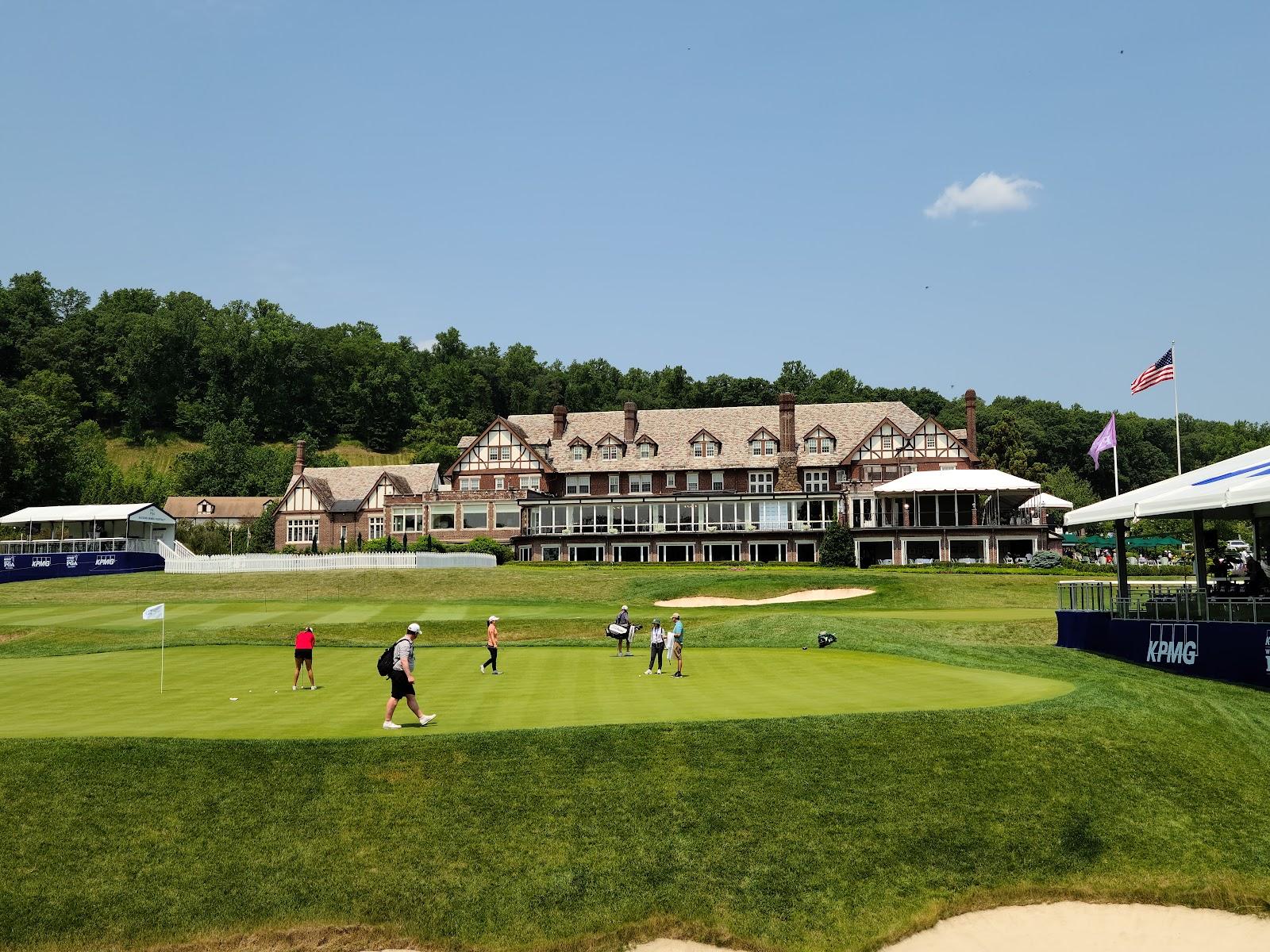 Baltusrol Golf Club Upper Course, a Tillinghast parkland fairway on the slopes of Baltusrol Mountain in Springfield, New Jersey