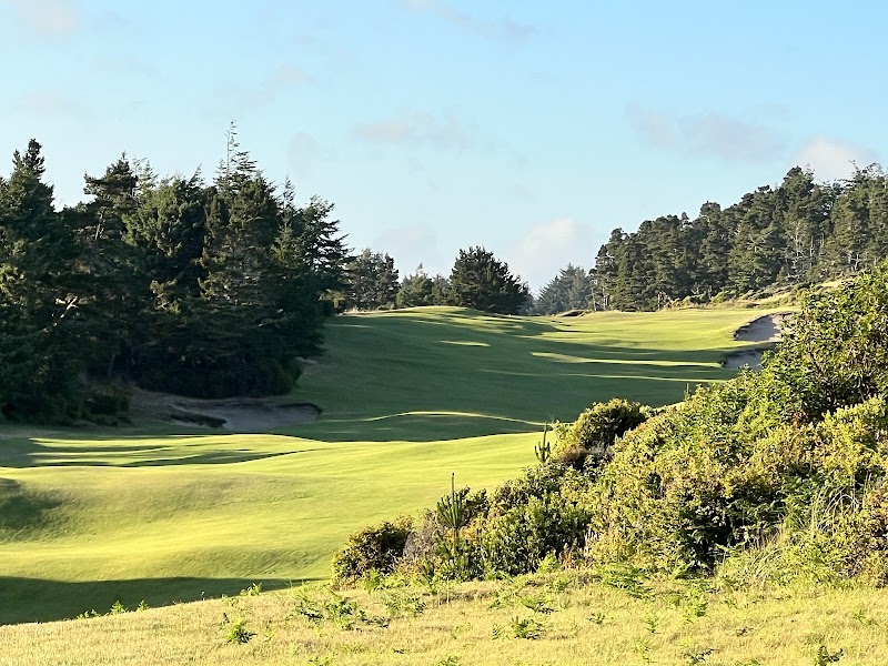 Bandon Trails course through the forest and dunes, Oregon