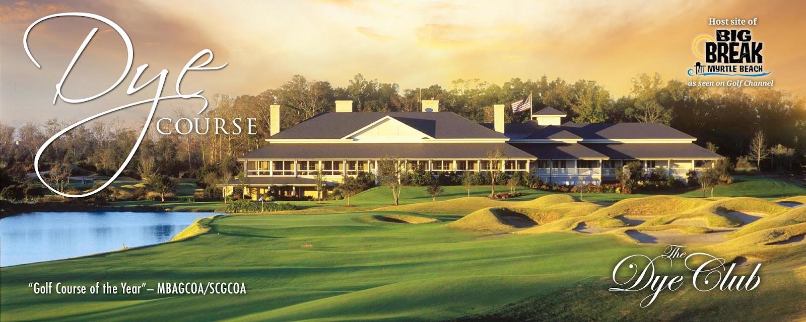 Barefoot Resort Dye Course, a Pete Dye design in North Myrtle Beach, South Carolina