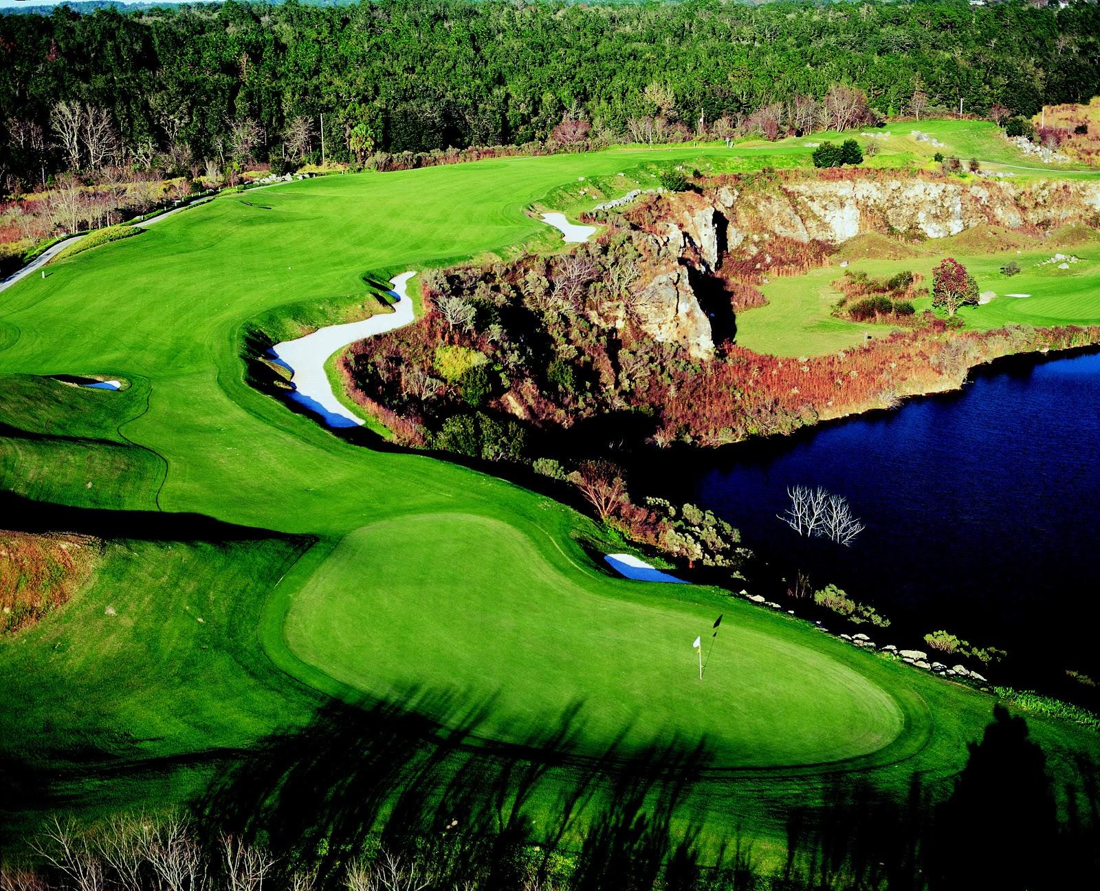 Black Diamond Ranch Quarry Course, Tom Fazio's limestone quarry holes in Lecanto, Florida