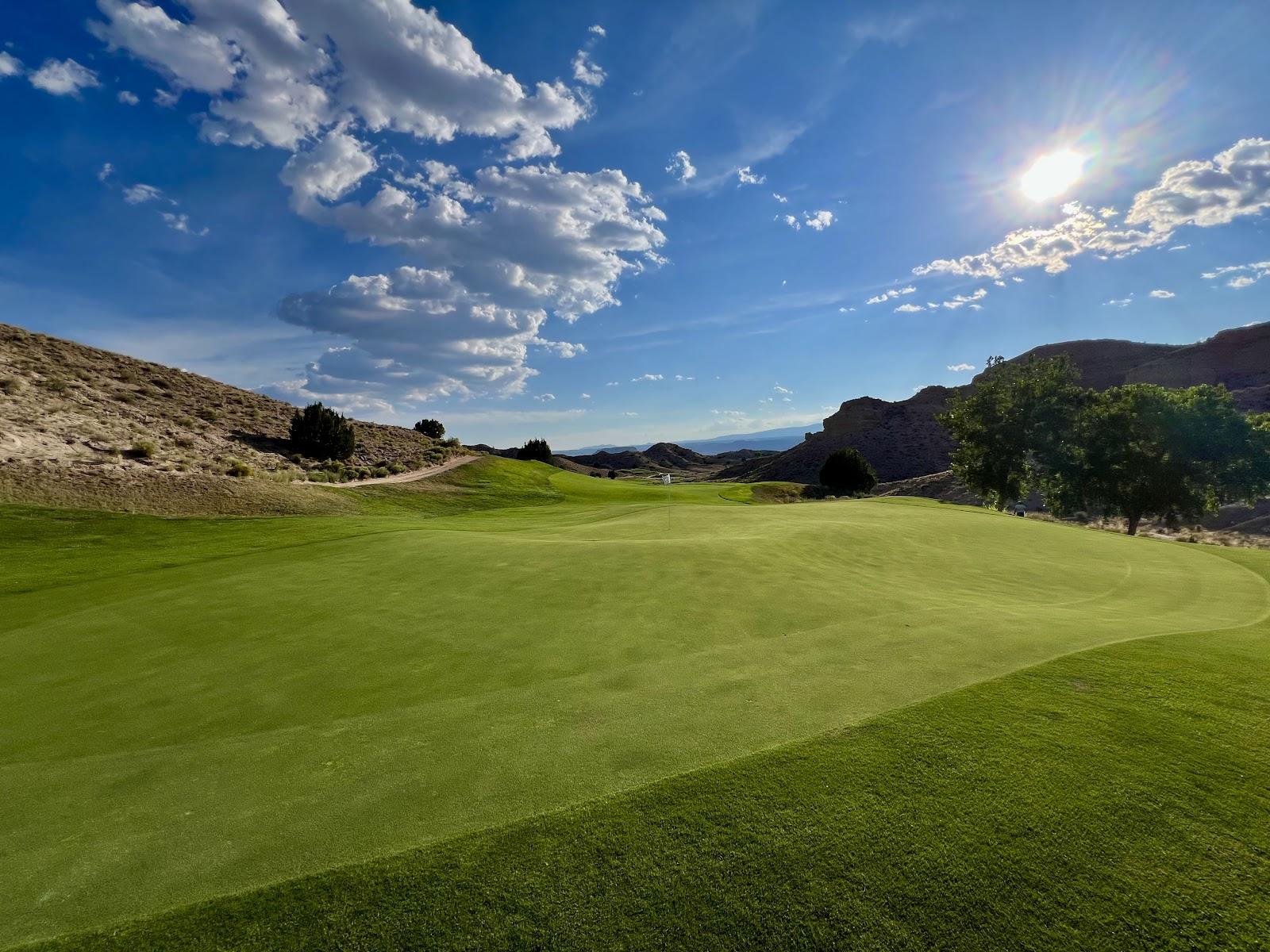 Black Mesa Golf Club, fairways routed through arroyos and red rock in New Mexico's high desert