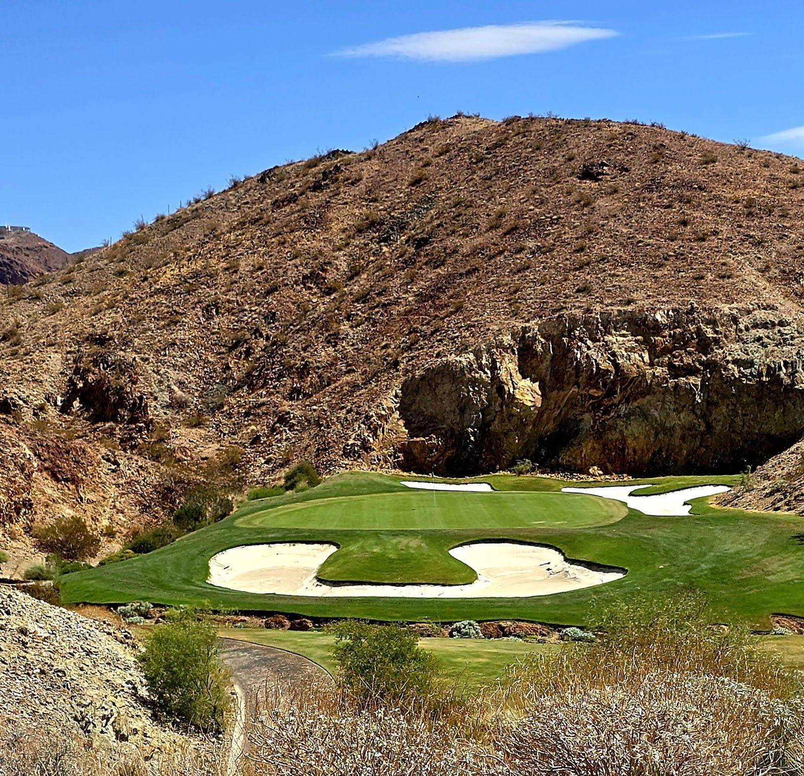 Cascata, the desert canyon fairways below the River Mountains near Las Vegas