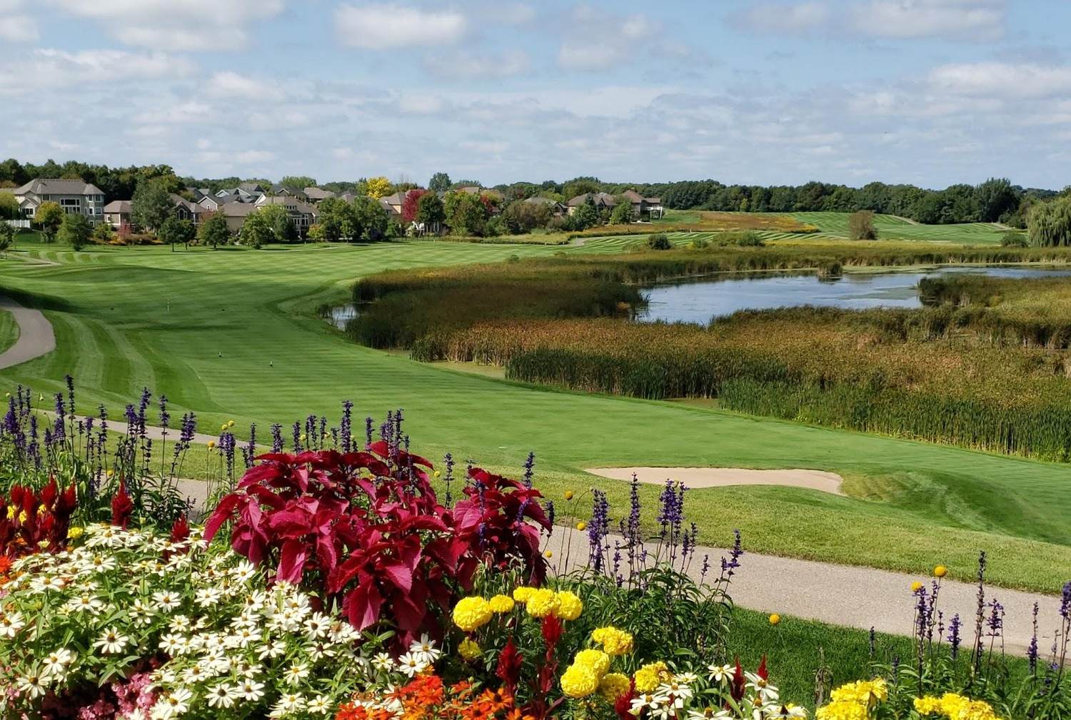 Chaska Town Course, rolling parkland and wetland fairways in Chaska, Minnesota