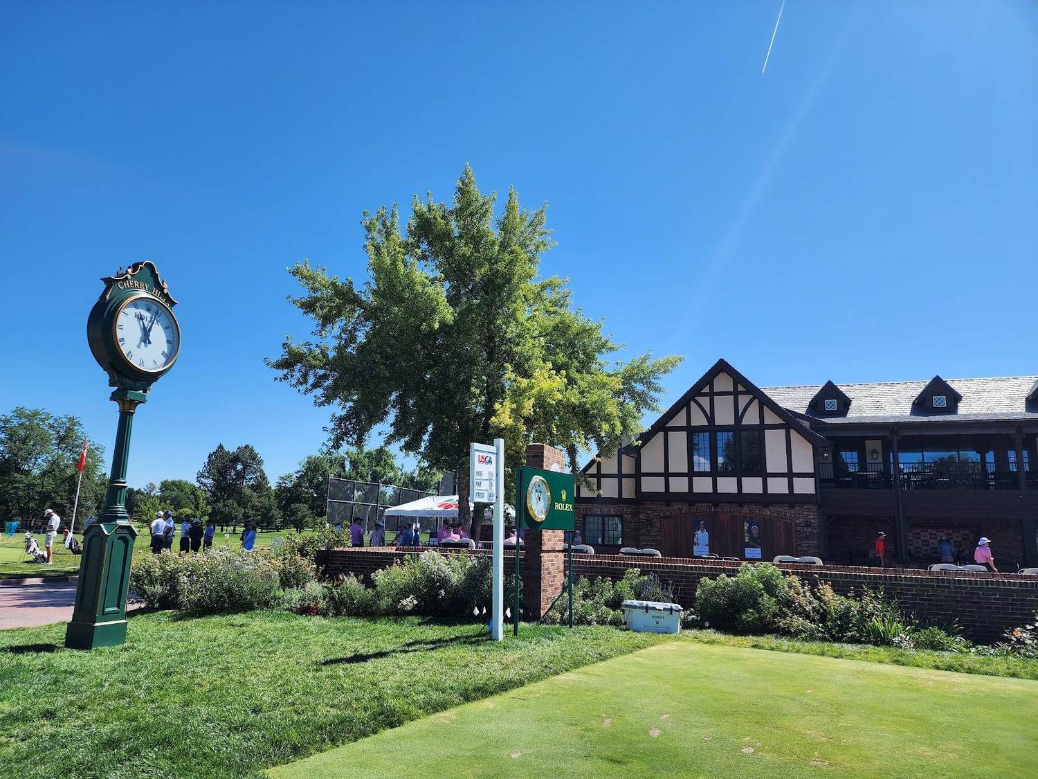 Cherry Hills Country Club, parkland fairways and mature trees at Cherry Hills Village near Denver, Colorado