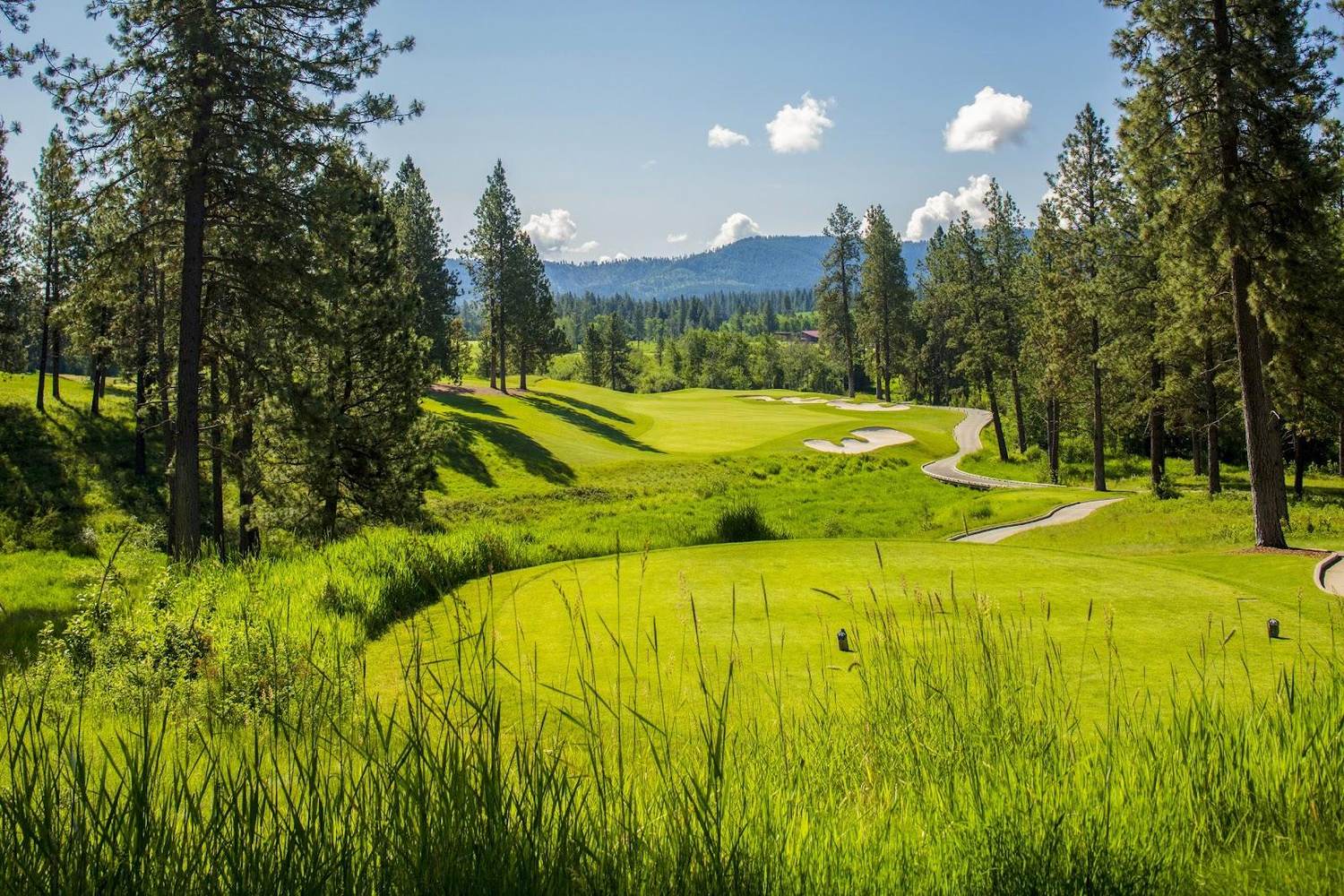 Circling Raven Golf Club, forest and meadow golf at the Coeur d'Alene Casino Resort in Worley, Idaho