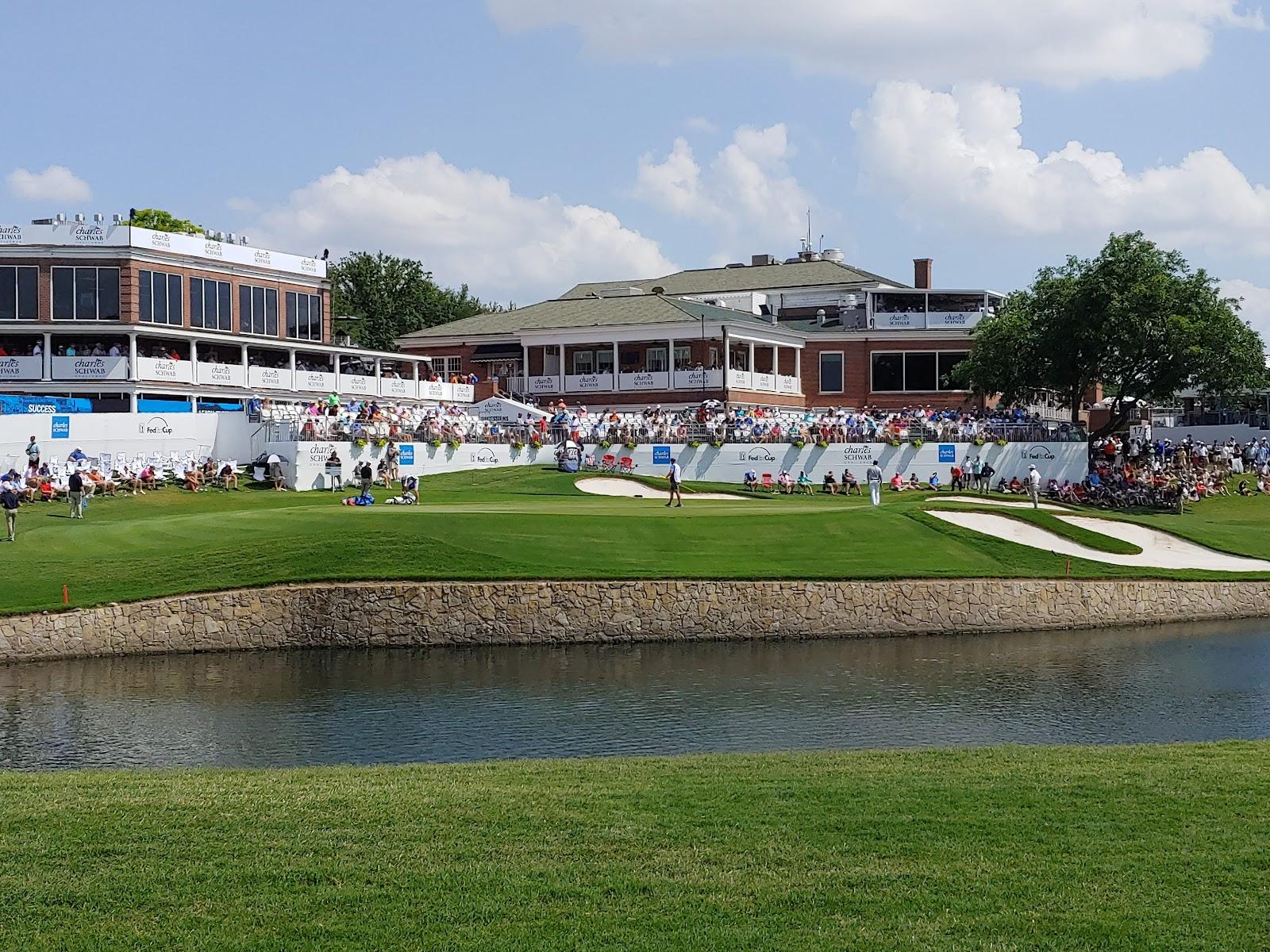 Colonial Country Club, a tree lined parkland fairway beside the Trinity River in Fort Worth, Texas