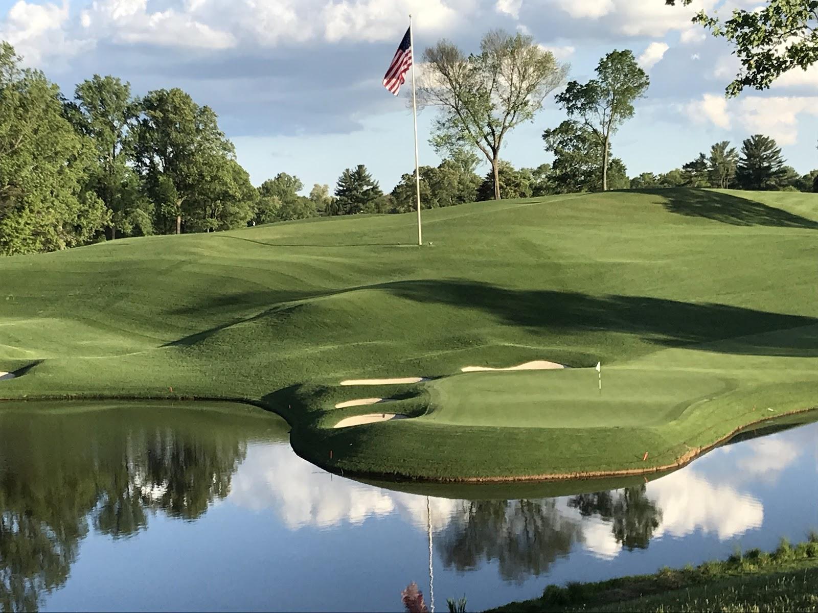 Congressional Country Club Blue Course, parkland championship golf in Bethesda, Maryland