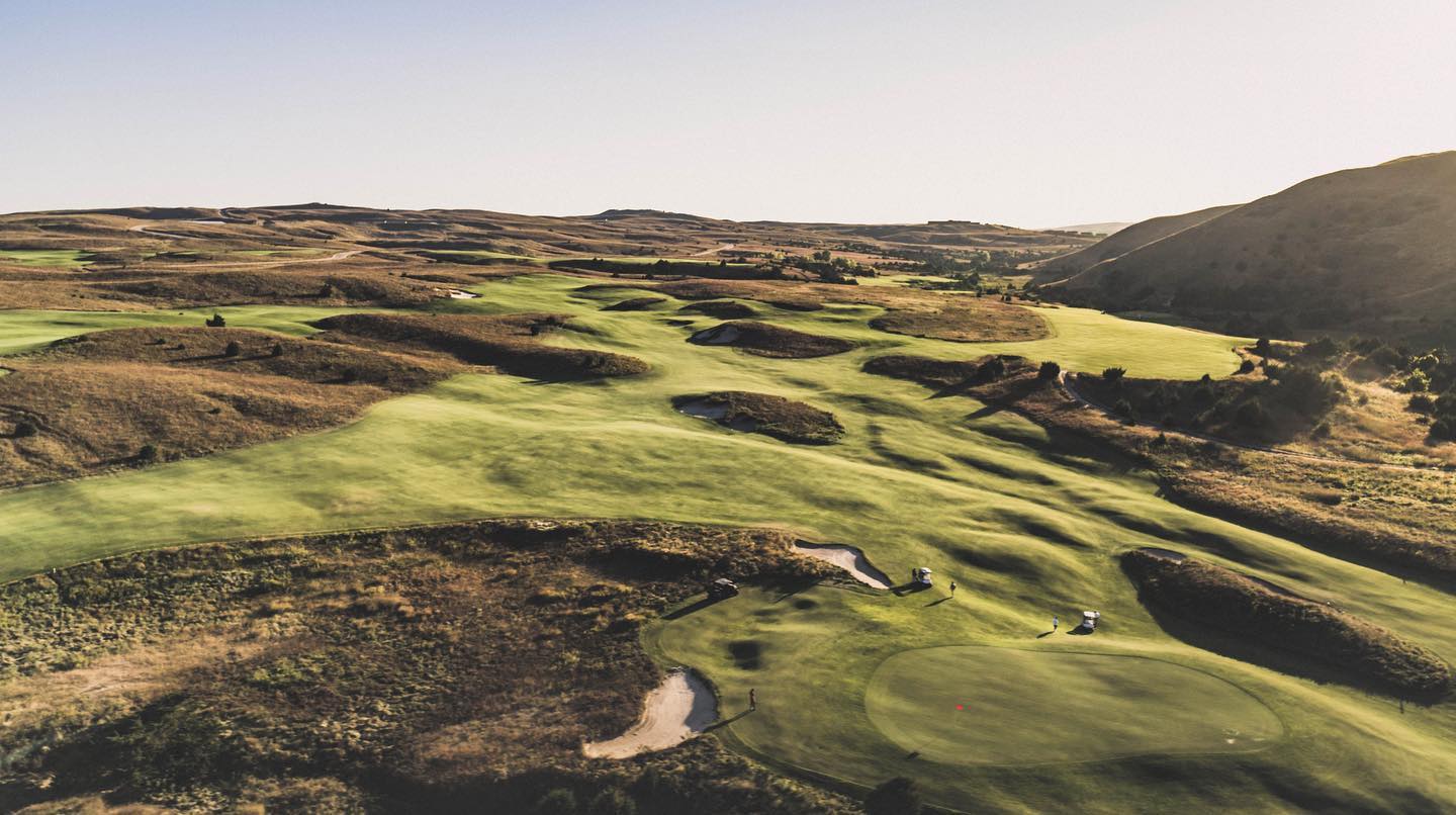 Dismal River Club, natural Sandhills contours near Mullen, Nebraska