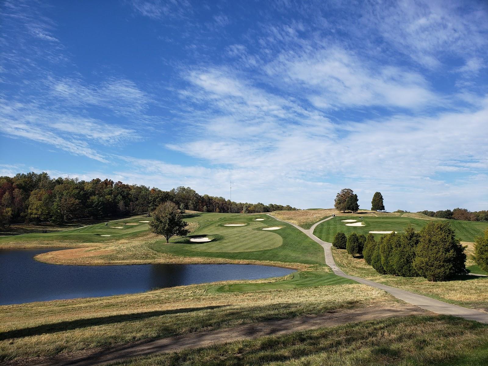 Donald Ross Course at French Lick, restored flat bottomed bunkers on a 1917 parkland layout