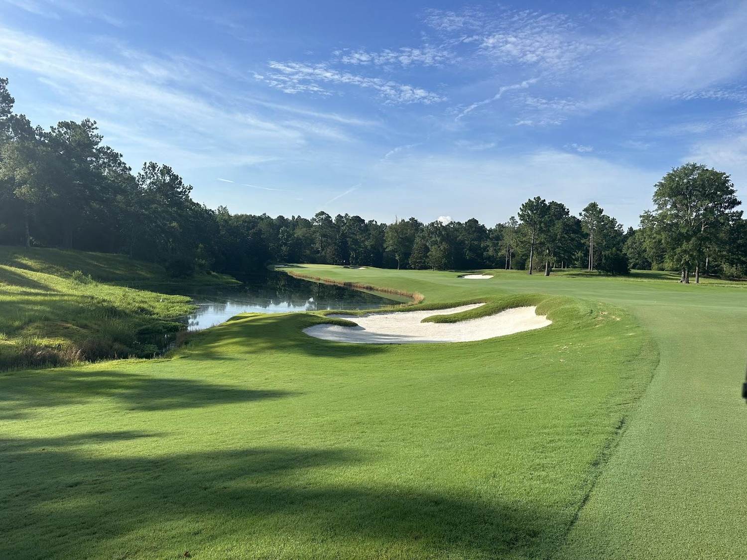 Fallen Oak Golf Club, Tom Fazio fairways through oaks and pines near Saucier, Mississippi
