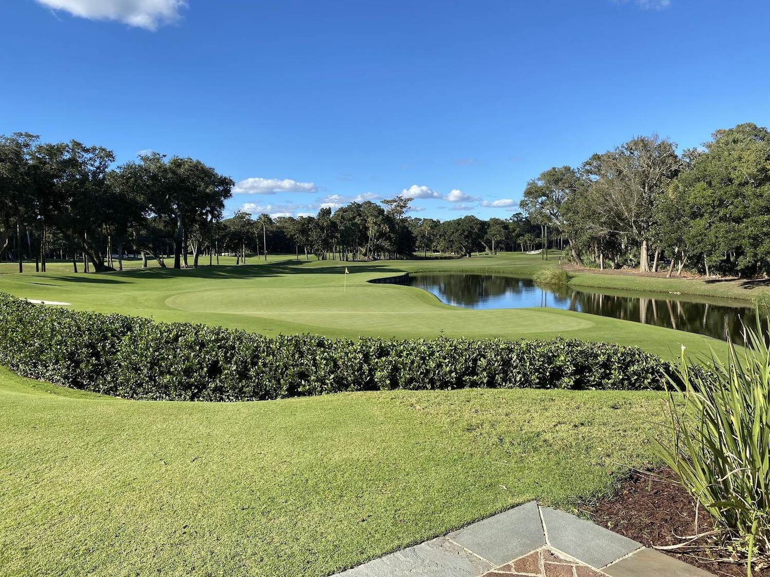 Cougar Point at Kiawah Island, a Gary Player hole beside the Kiawah River salt marsh in South Carolina