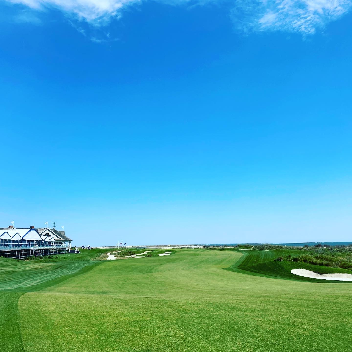 The Ocean Course at Kiawah Island, seaside dunes and Atlantic coastline in South Carolina