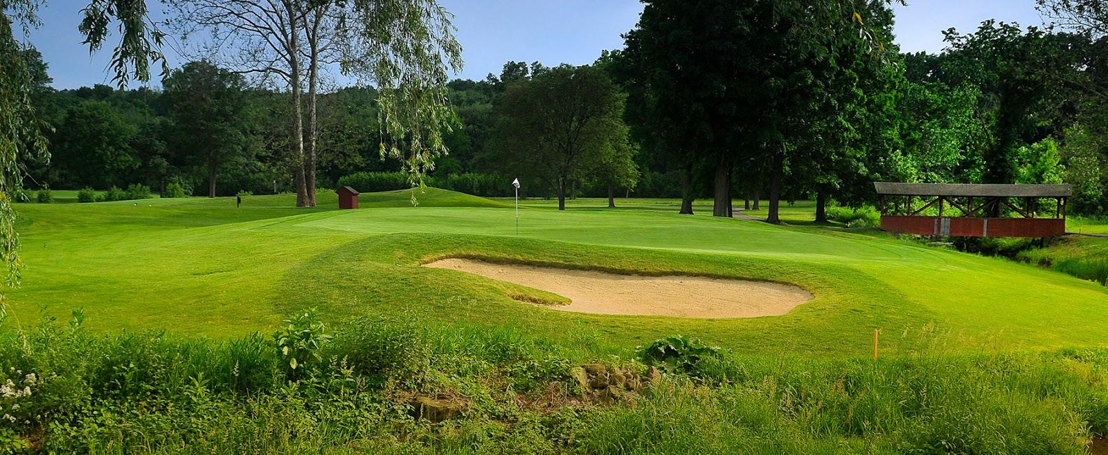 Lyman Orchards Golf Club, championship public golf set in a working Connecticut orchard, Middlefield