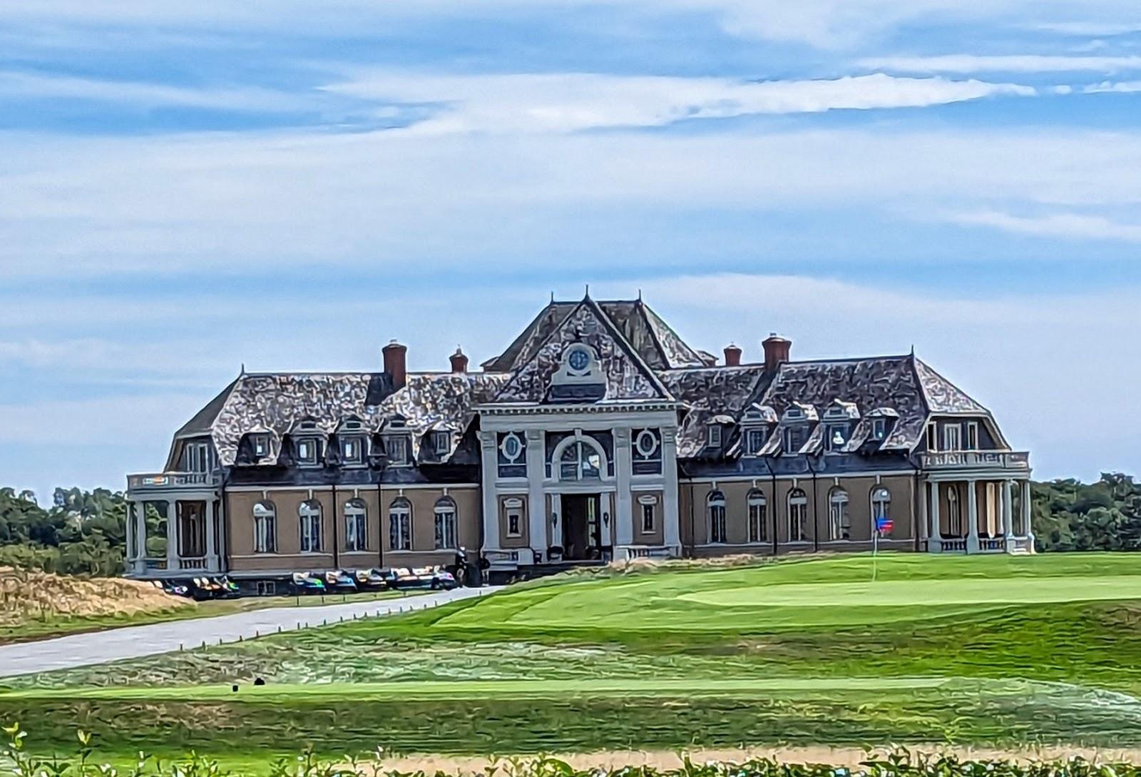 Newport Country Club, the championship links and Beaux Arts clubhouse above the Atlantic in Newport, Rhode Island