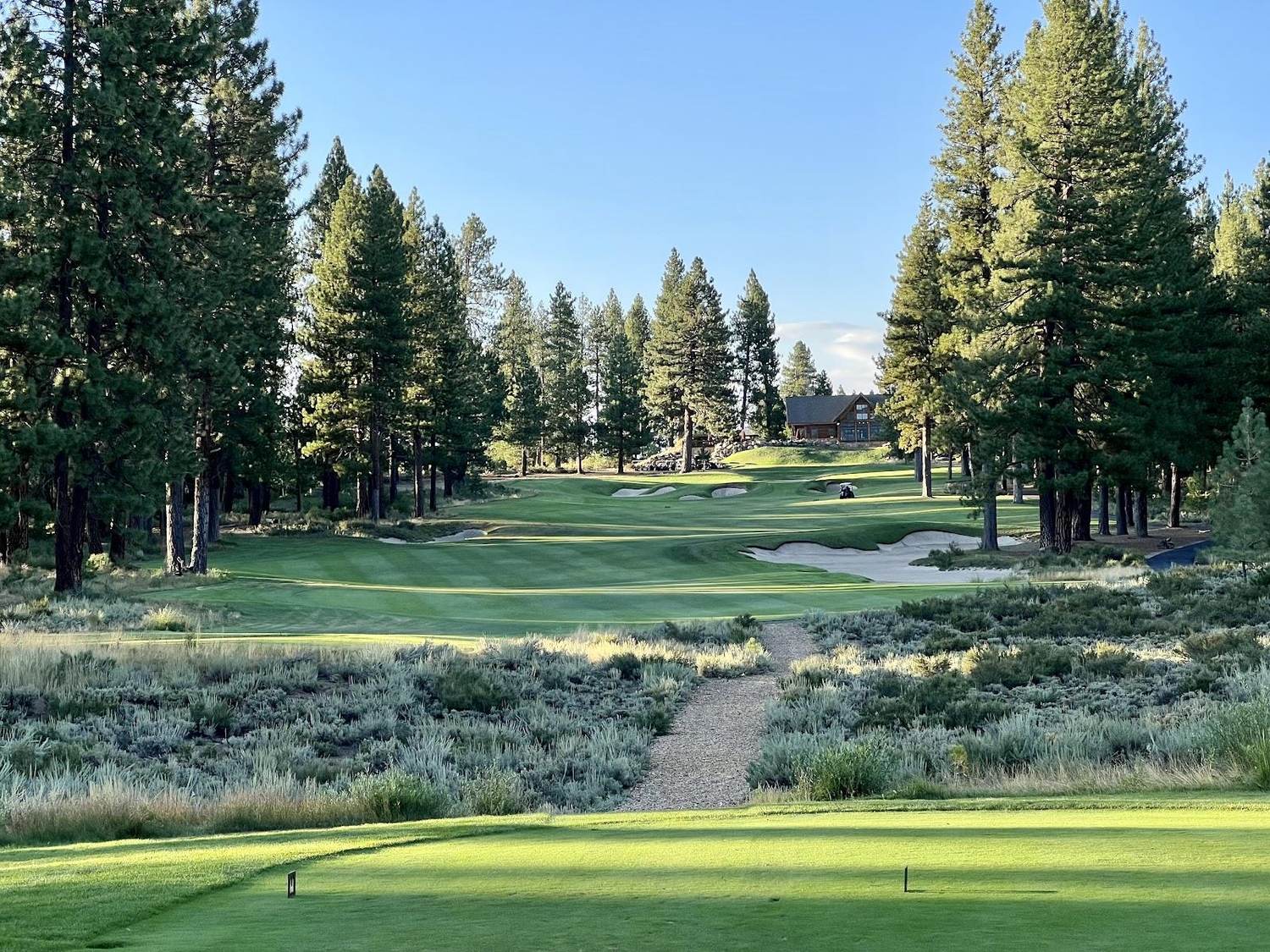 Old Greenwood Golf Course, pine-framed mountain fairways near Truckee, California