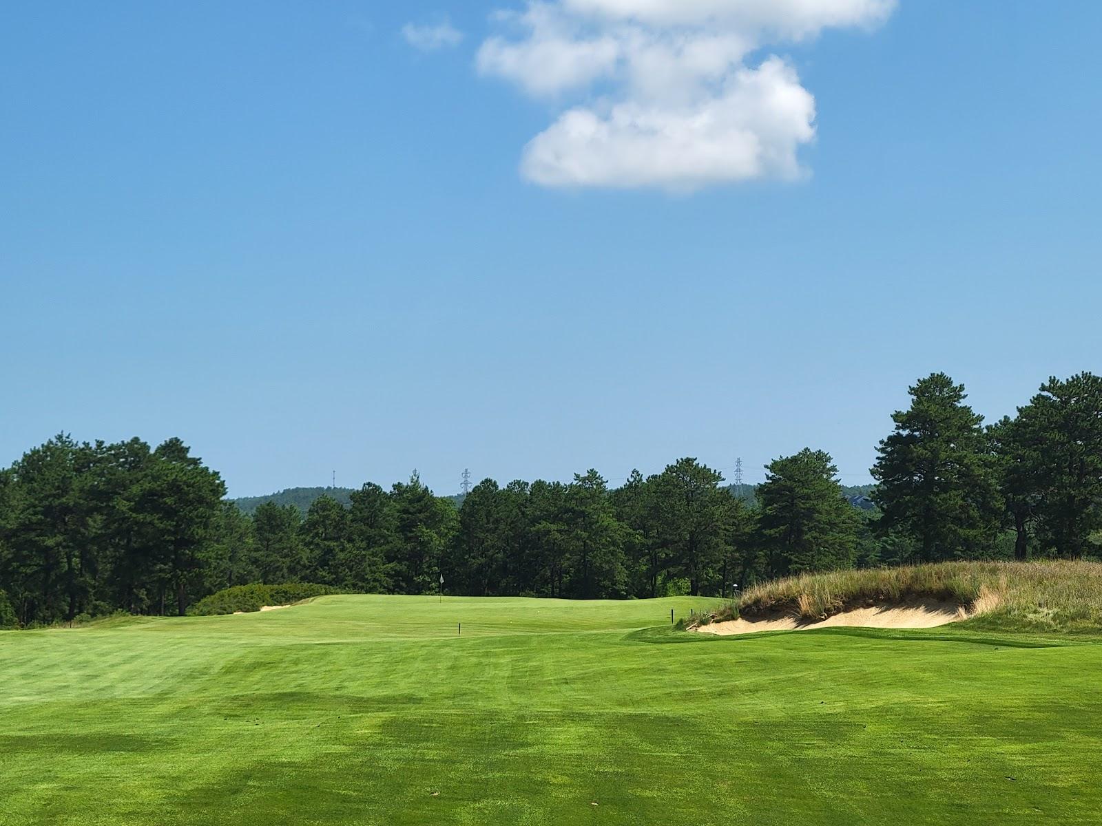 Old Sandwich Golf Club, firm sandy fairways through the pine barrens near Plymouth, Massachusetts