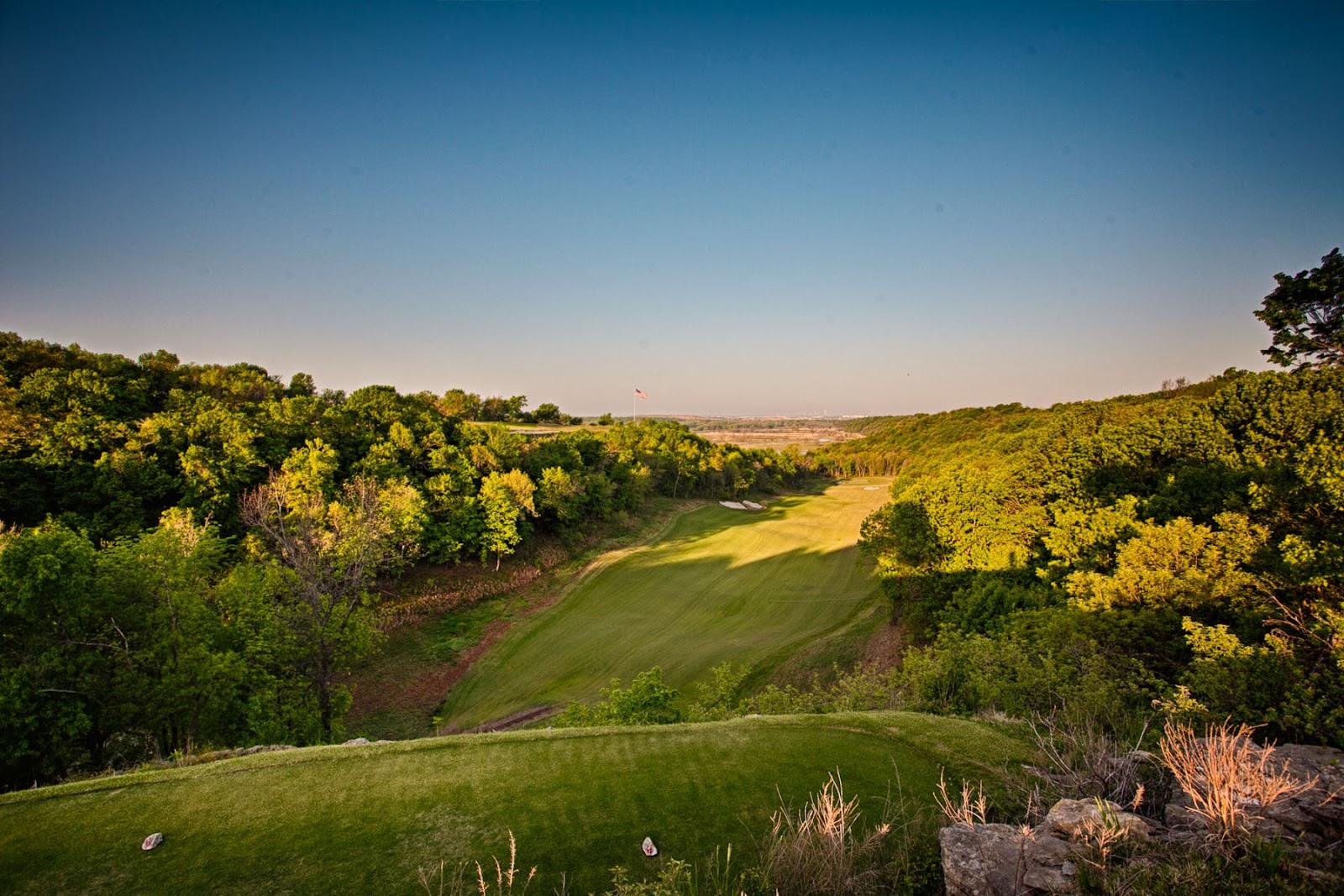 The Patriot Golf Club, rolling fairways near Tulsa in Owasso, Oklahoma
