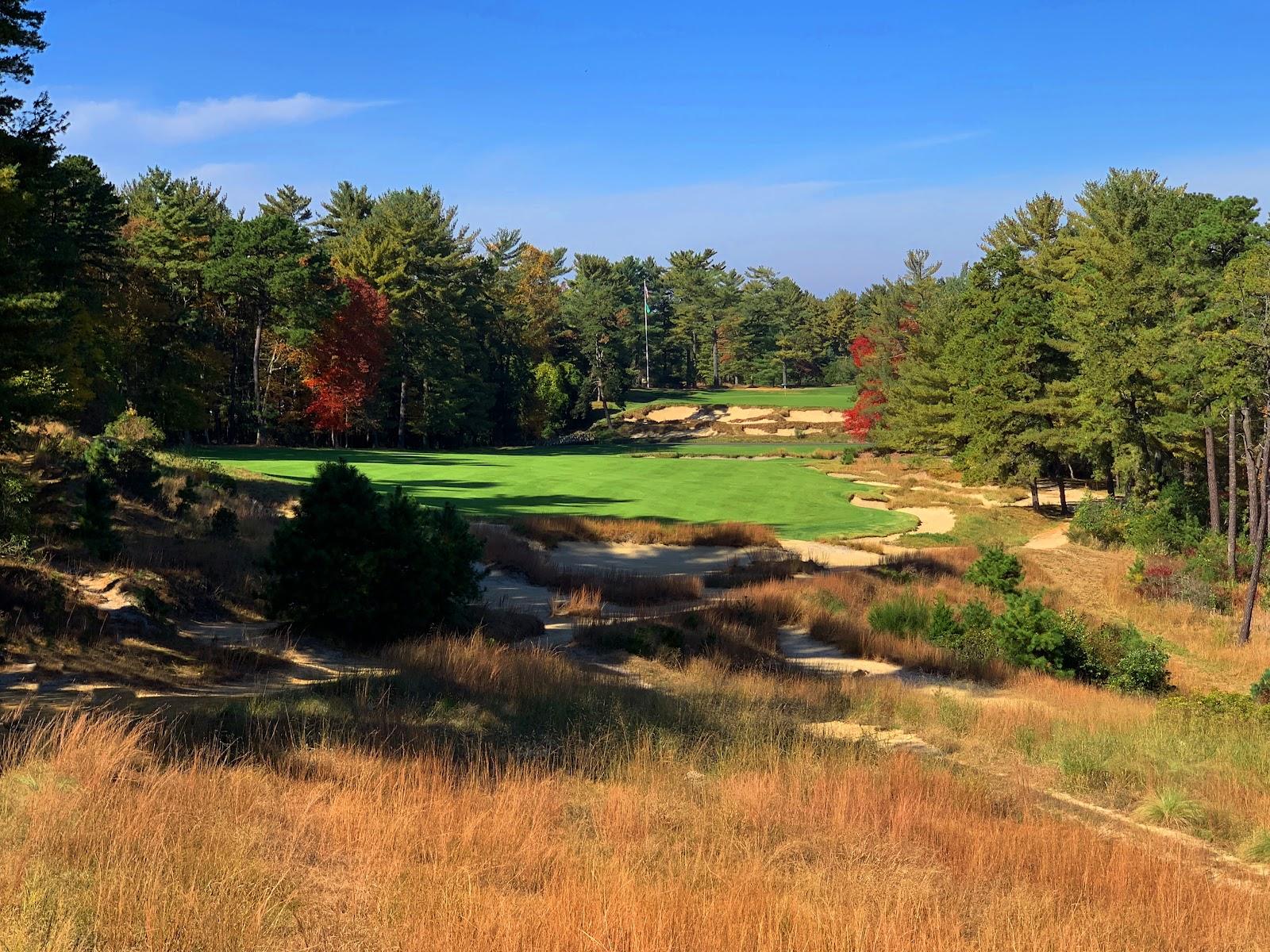 Pine Valley Golf Club, a fairway carved through the sandy pine barrens of New Jersey