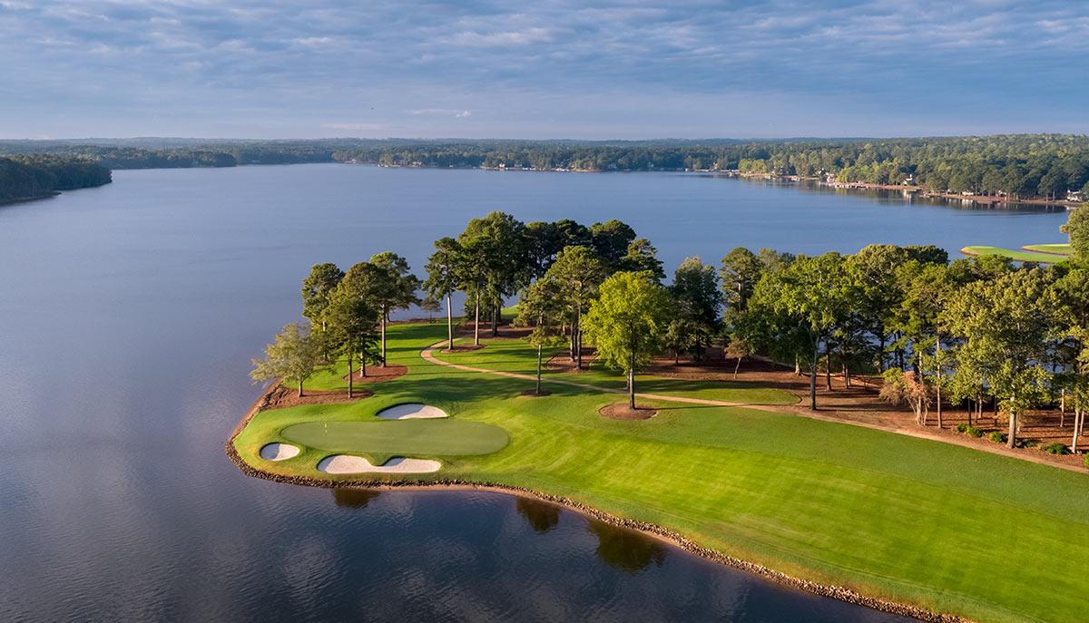 Reynolds Lake Oconee Great Waters, the Jack Nicklaus shoreline holes along Lake Oconee in Greensboro, Georgia