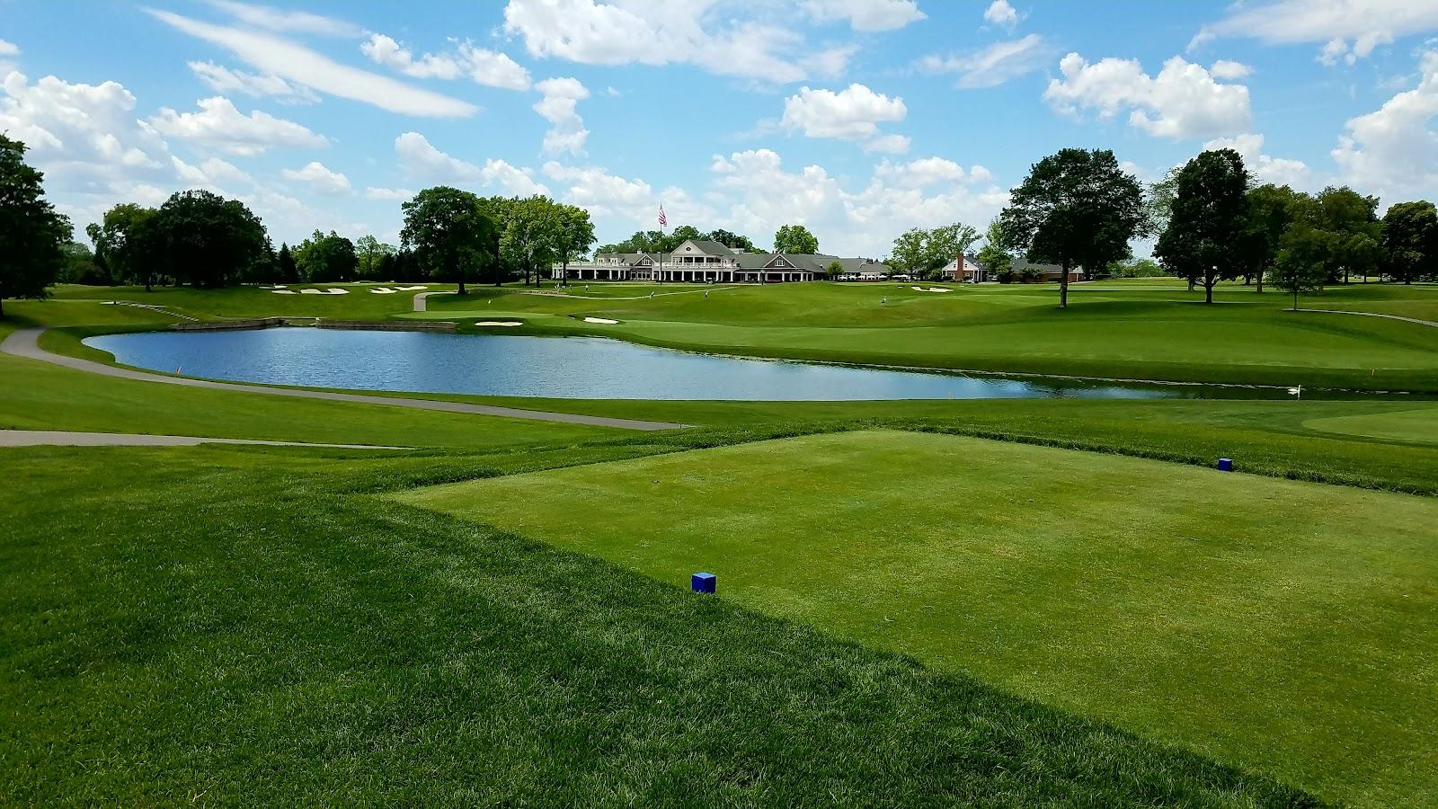 Scioto Country Club, Donald Ross parkland fairways and bunkering at Columbus, Ohio