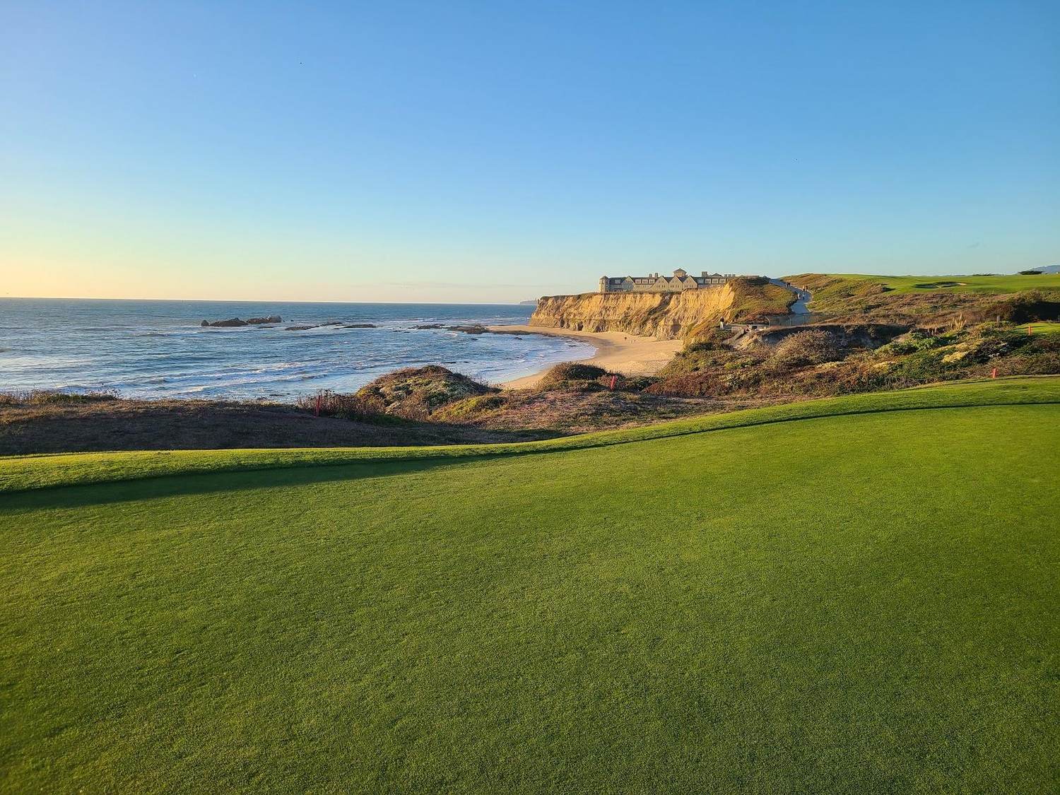 The Links at Spanish Bay, Scottish style dune fairways along the Monterey Peninsula coast, California