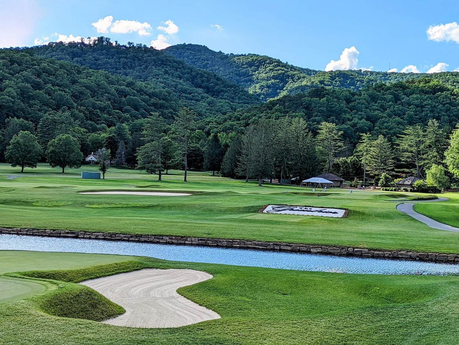 The Greenbrier Old White course in the Allegheny Mountains, White Sulphur Springs, West Virginia