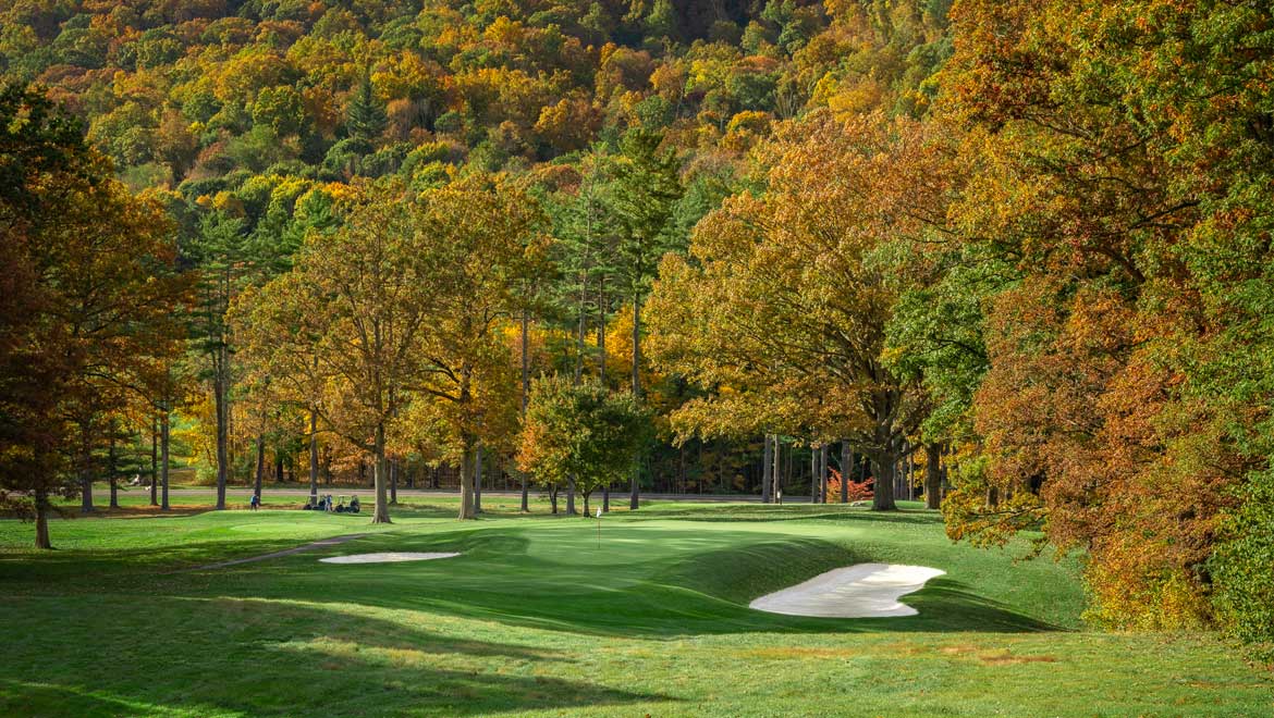 The Homestead Old Course, historic resort layout in the Allegheny Mountains of Hot Springs, Virginia