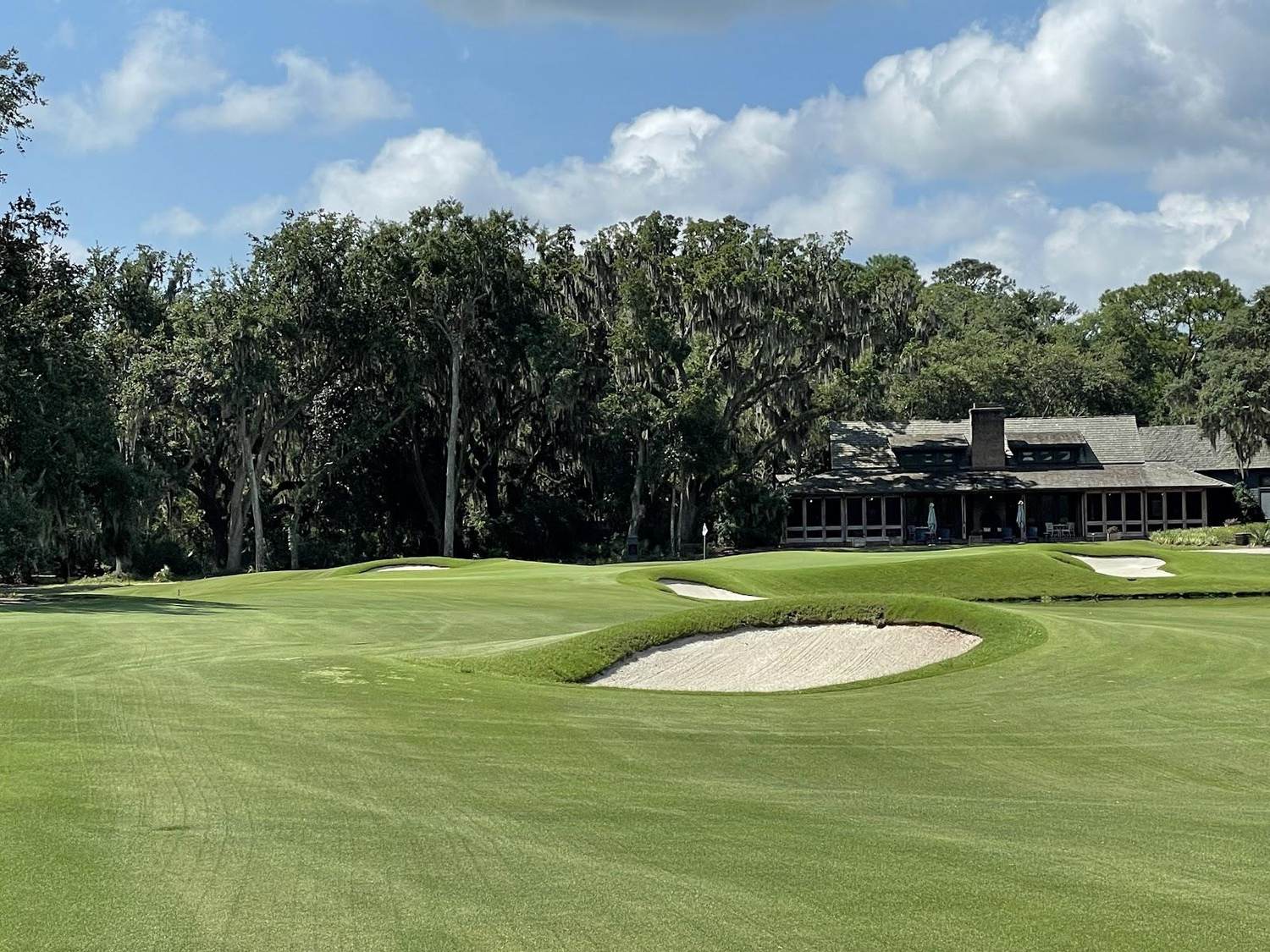 The May River Golf Club at Palmetto Bluff, a Jack Nicklaus hole through Lowcountry forest near Bluffton, South Carolina