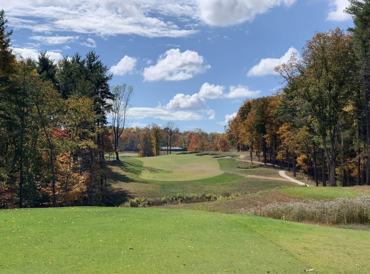 The Pfau Course at Indiana University, sprawling sand bunkering on a Steve Smyers championship layout
