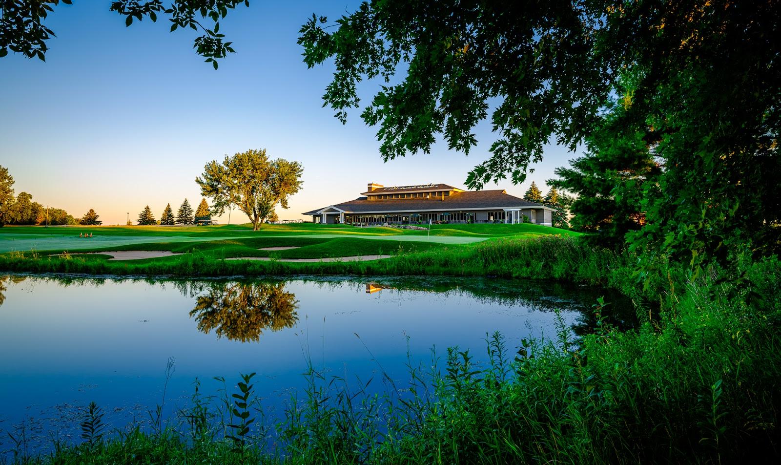 The Wilds Golf Club, rolling wooded fairways in Prior Lake, Minnesota
