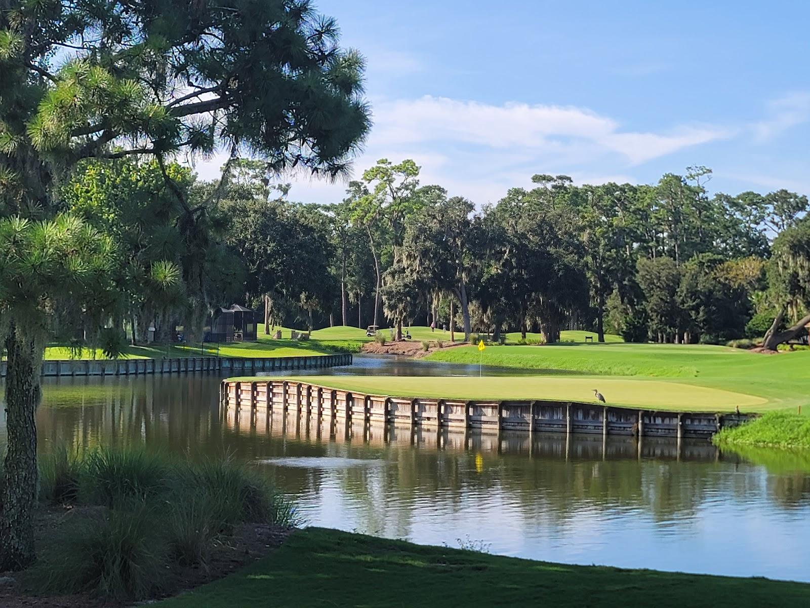 TPC Sawgrass Dye's Valley Course, the water and sweeping greens of the Pete Dye design in Ponte Vedra Beach, Florida