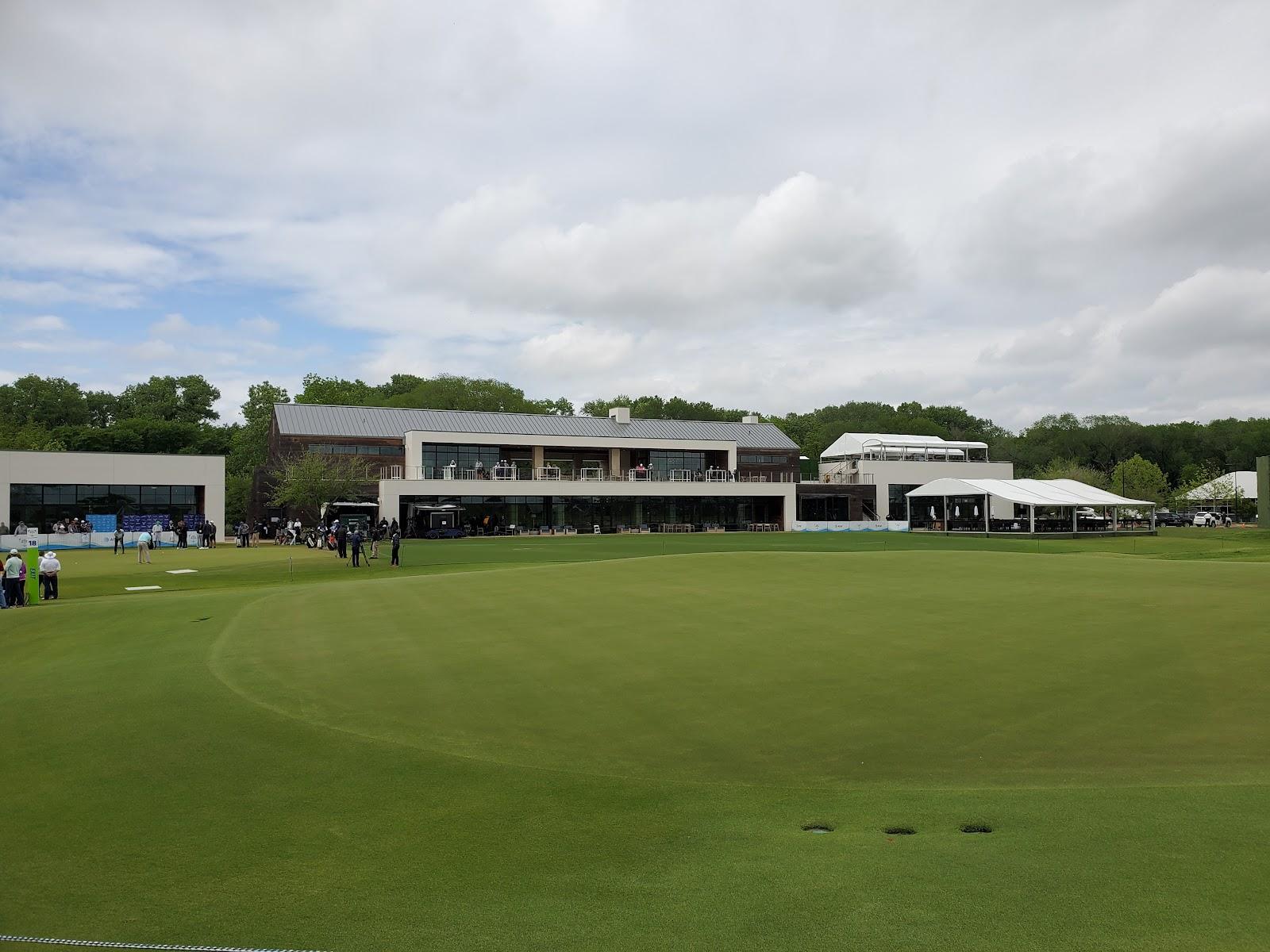 Trinity Forest Golf Club, an open treeless links fairway south of downtown Dallas, Texas