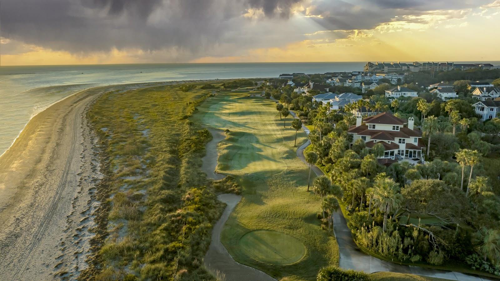 Wild Dunes Links Course, a Tom Fazio seaside fairway among the dunes on Isle of Palms near Charleston, South Carolina